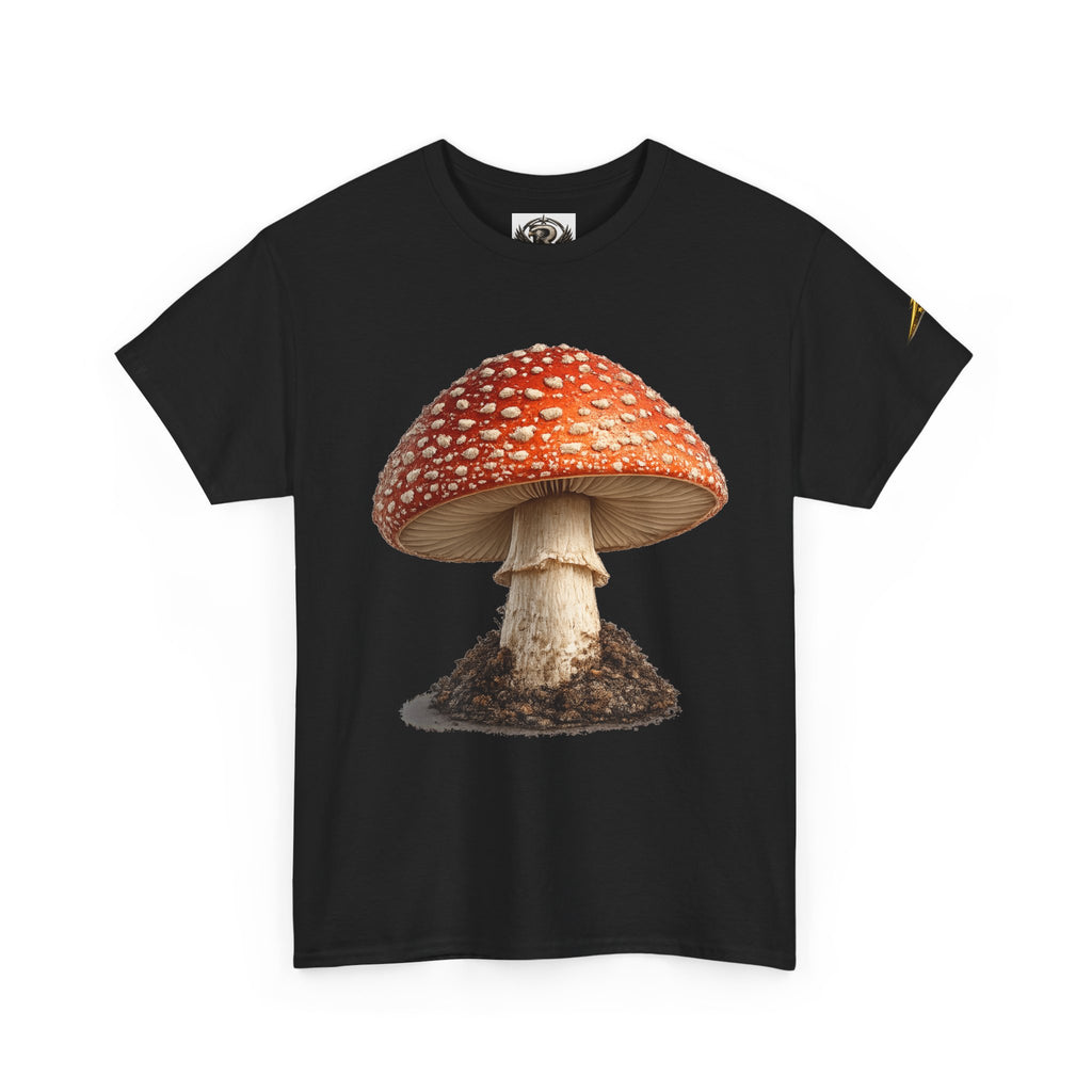 Fly Agaric Mushroom Graphic Tee — Botanical Nature T-Shirt