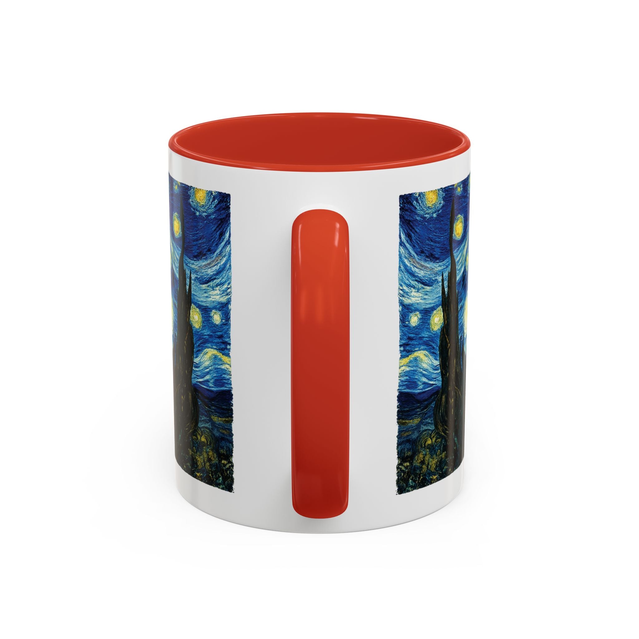 Starry Night Accent Coffee Mug — Van Gogh Style Night Sky Coffee Cup (11/15oz)