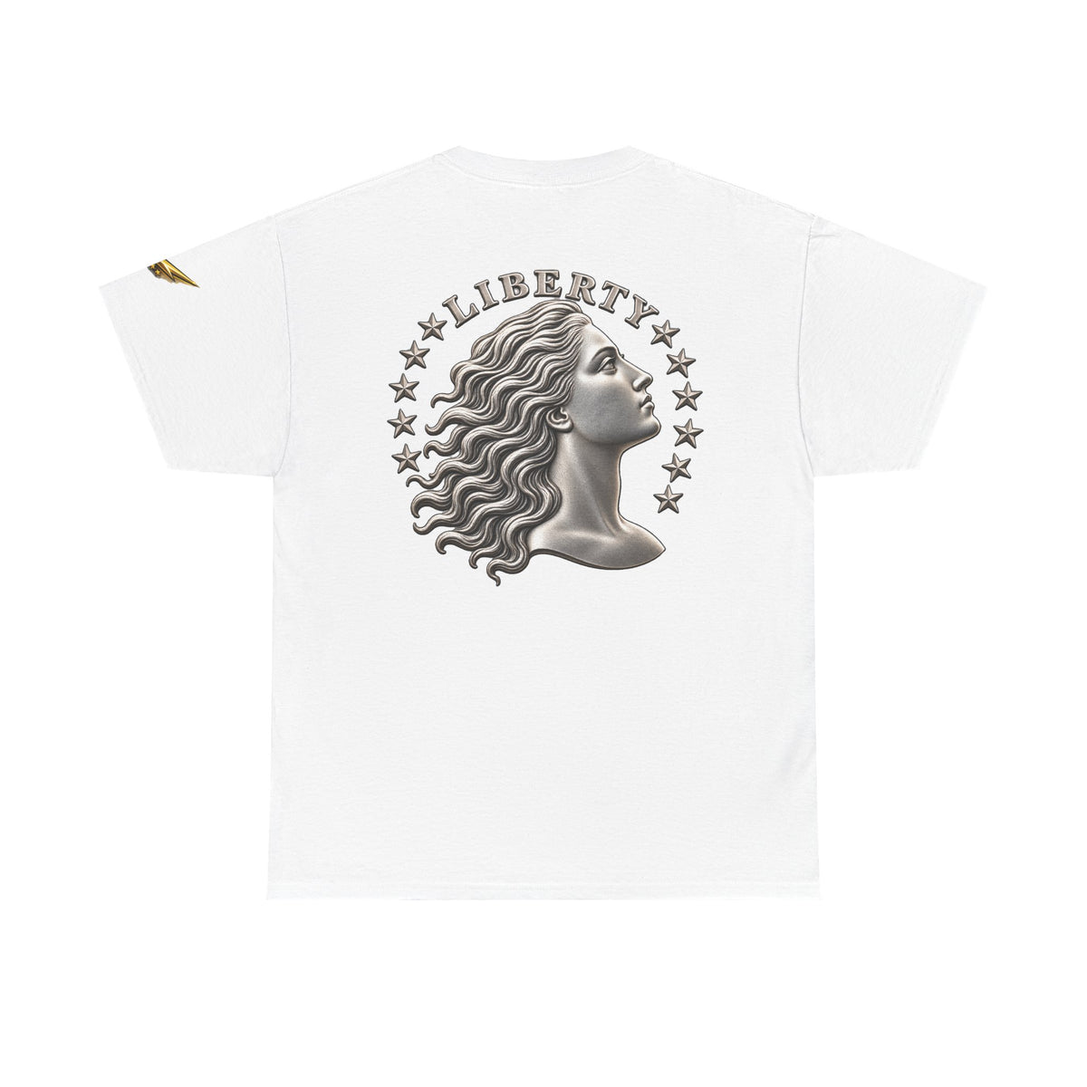 Liberty Coin Profile Tee — Vintage Liberty Head Graphic T-Shirt