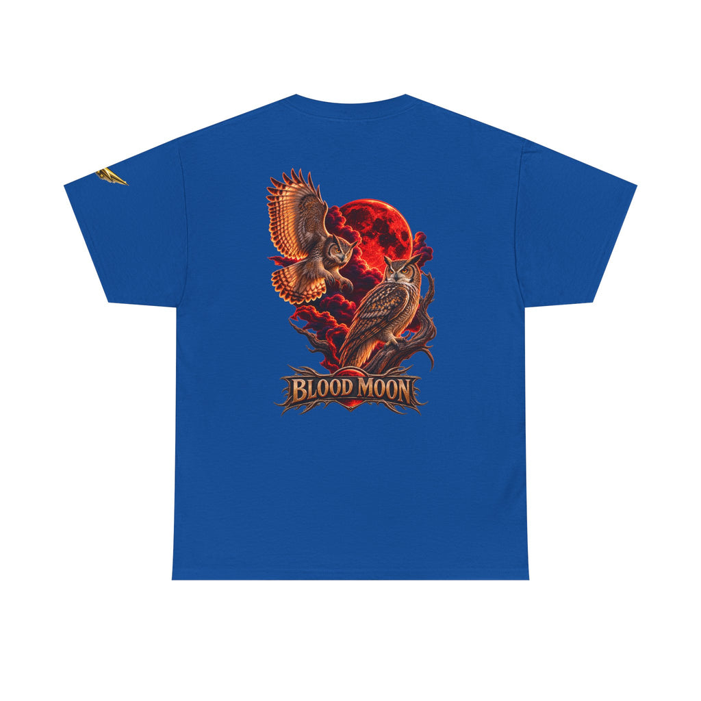 T-Shirt — 'Blood Moon' Owl Graphic Tee