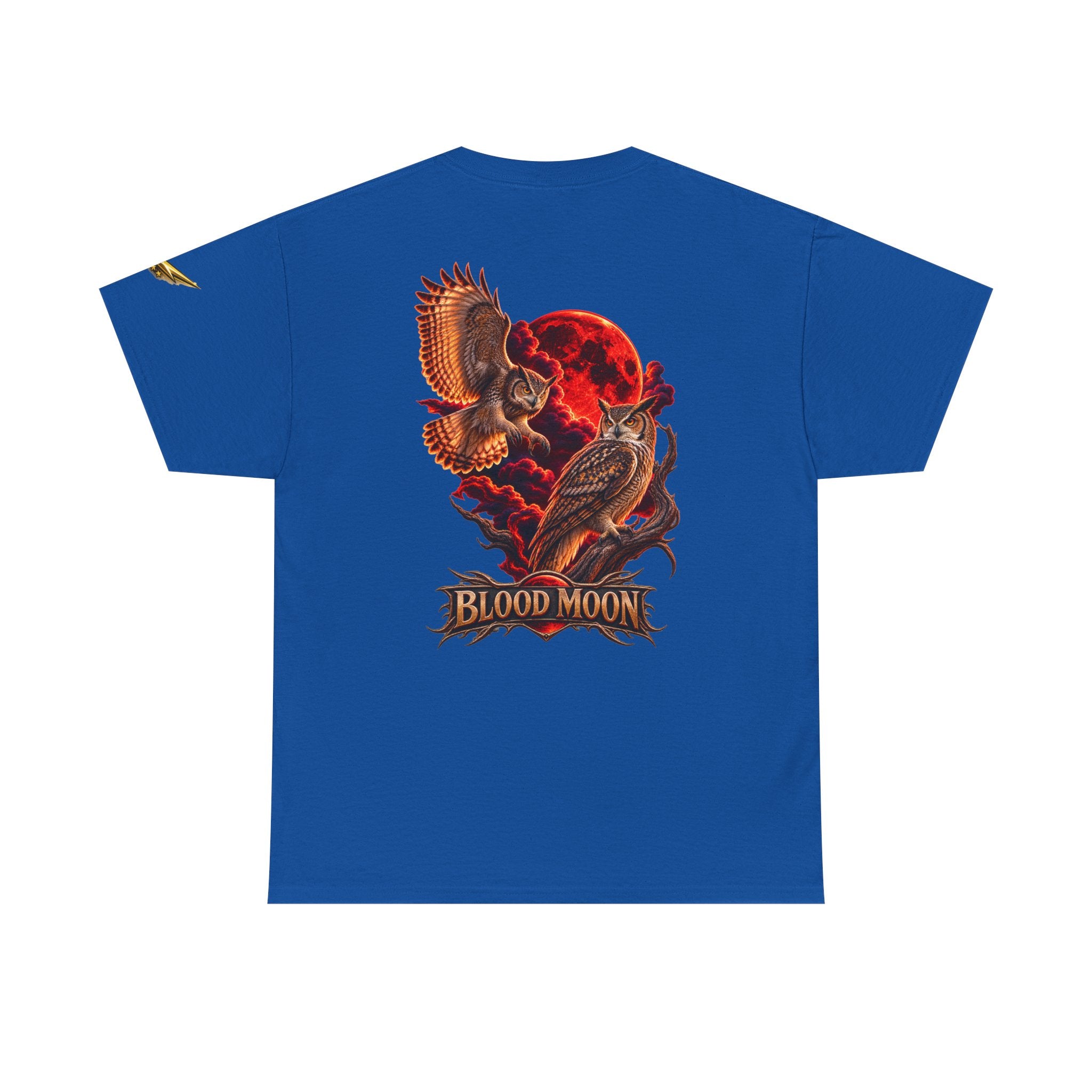 T-Shirt — 'Blood Moon' Owl Graphic Tee