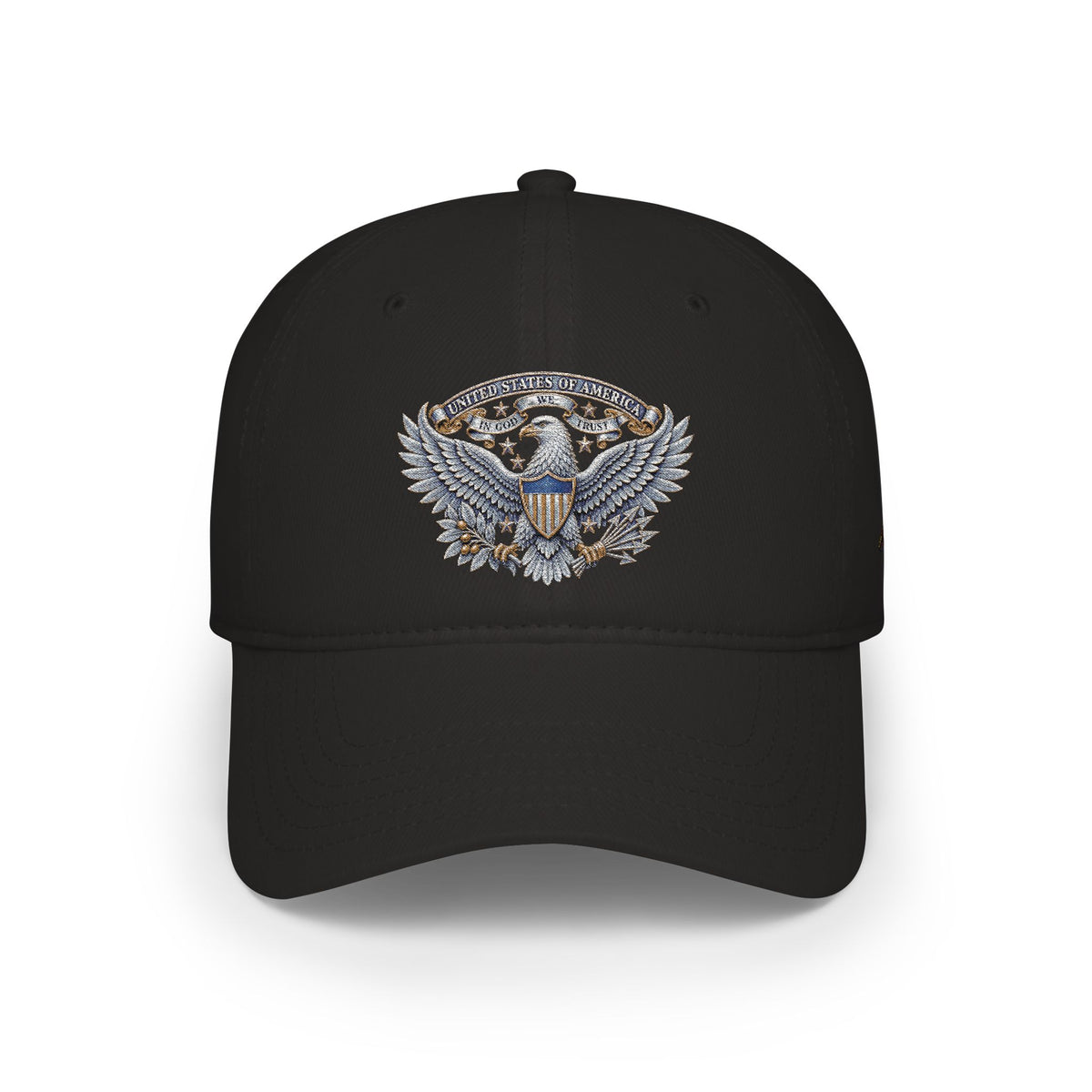 Patriotic Eagle Low Profile Baseball Cap