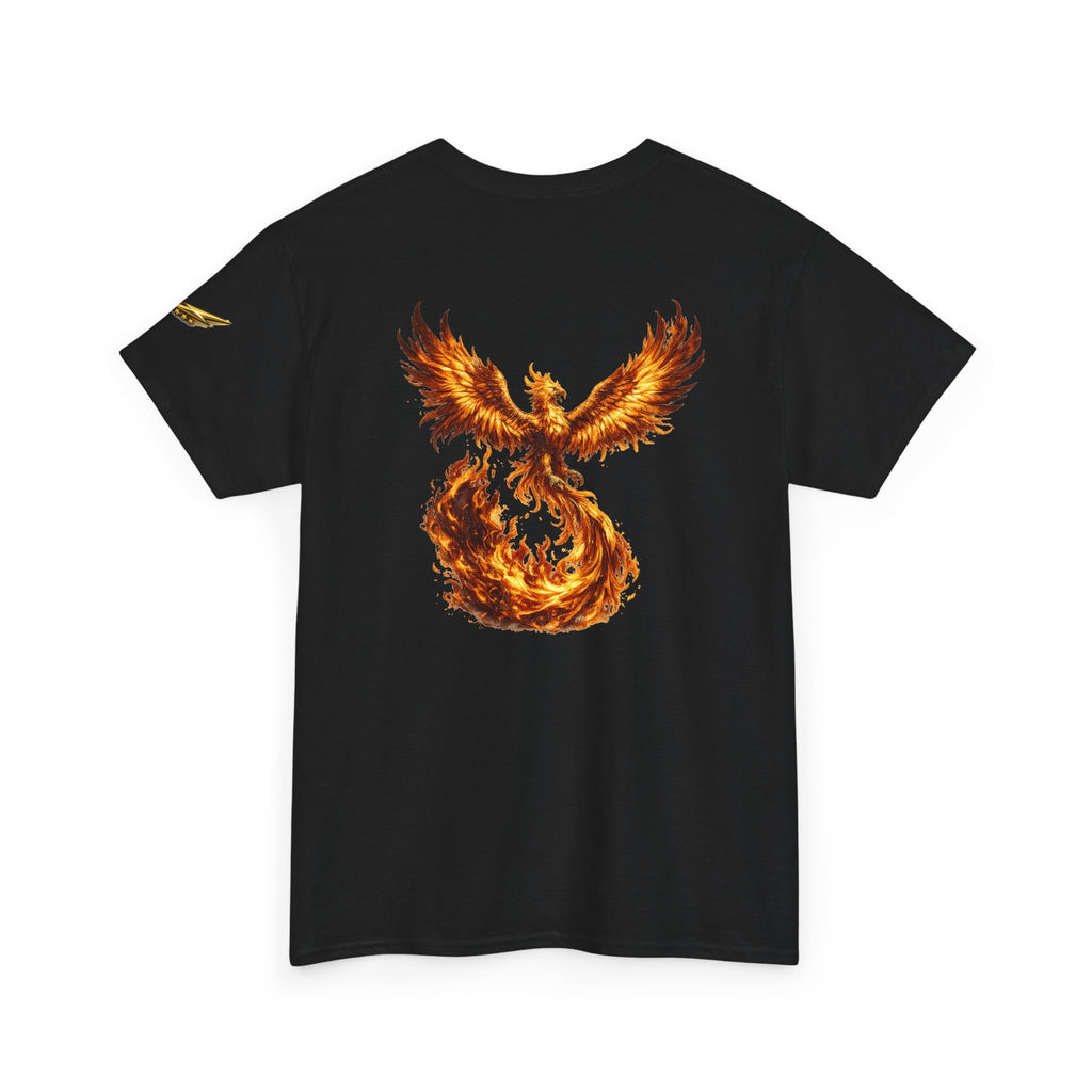 Phoenix Flame T-Shirt — Fiery Mythical Bird Graphic Tee