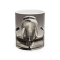 Vintage Airplane Ceramic Mug — Retro Aircraft Photo Coffee Cup (11oz/15oz)