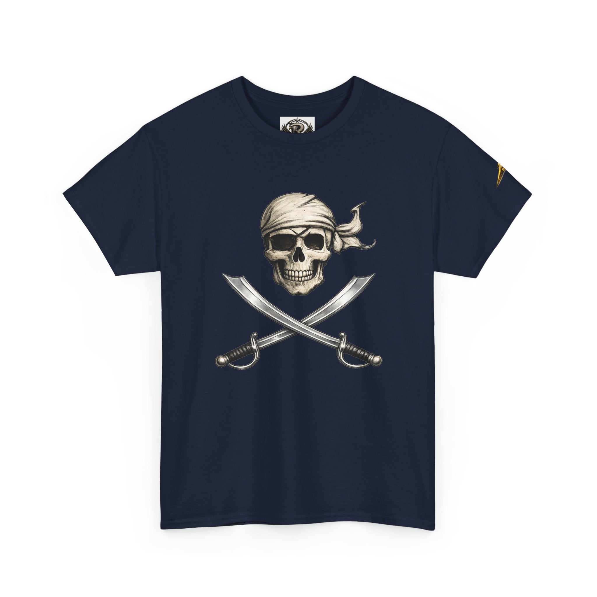 Pirate Skull & Crossed Sabers T‑Shirt