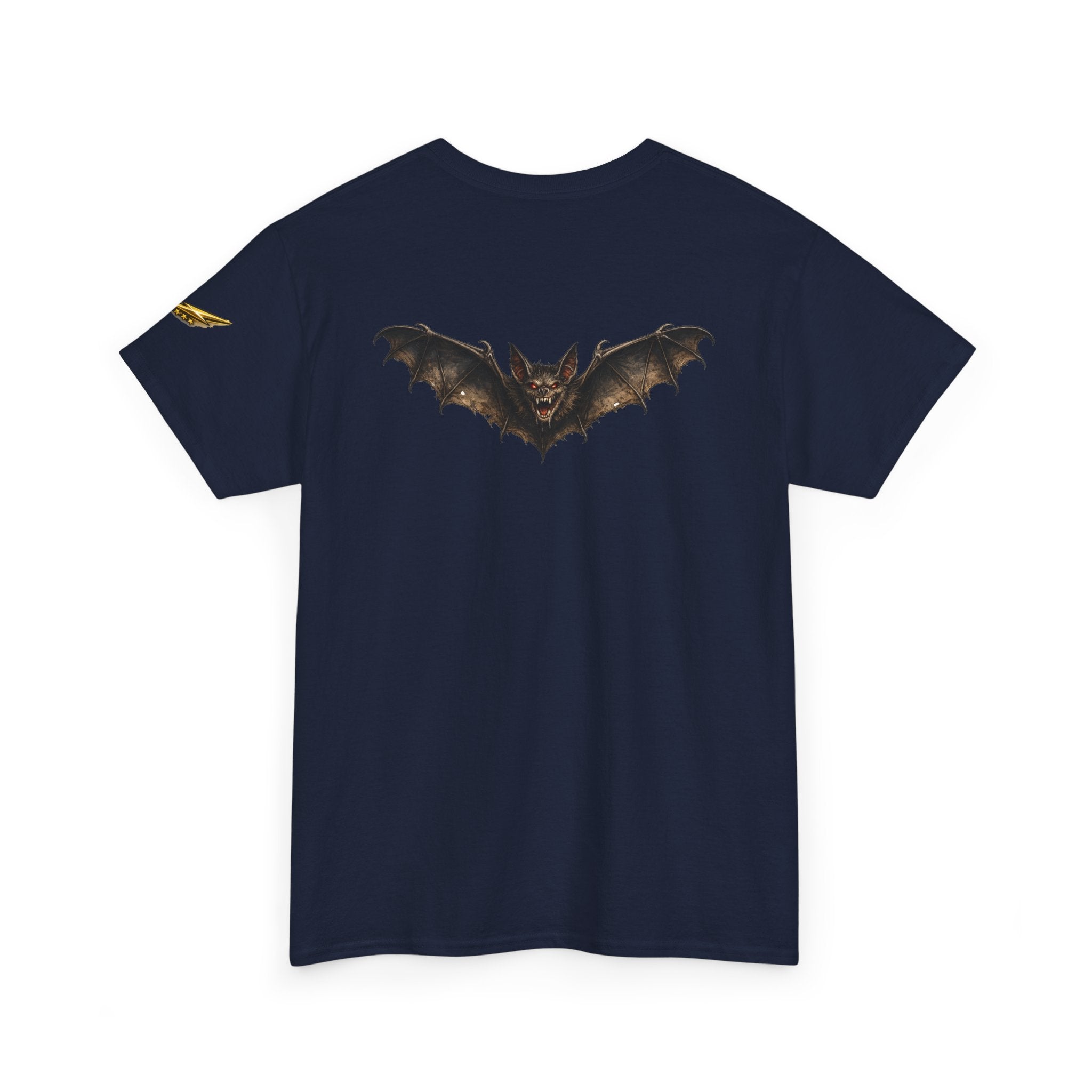 Bat Graphic Tee — Gothic Bat Back Print T-Shirt