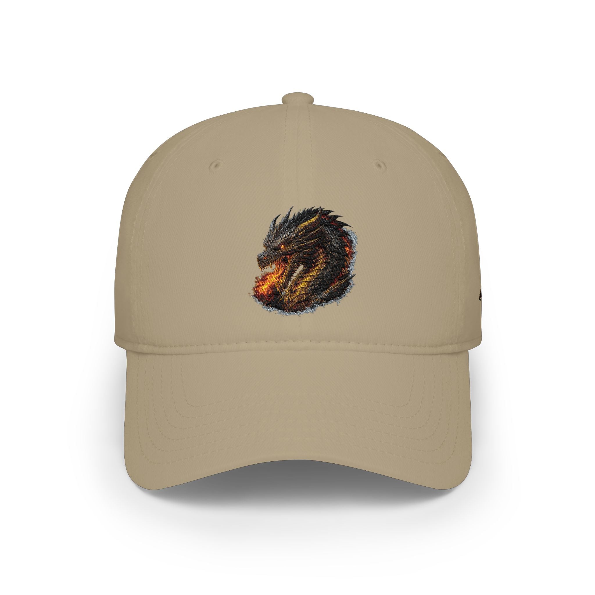 Dragon Head Embroidered Cap — Low Profile Baseball Hat