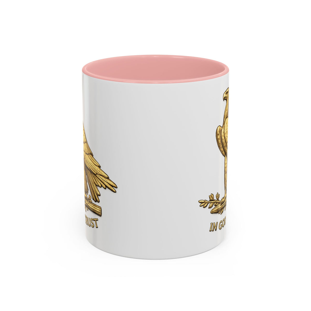 Gold Eagle "In God We Trust" Accent Coffee Mug