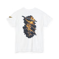 Aviation Graphic Tee — Stealth Jet Over Storm Clouds