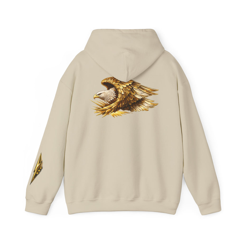 Eagle Wings Hoodie — Golden Bald Eagle Graphic Pullover