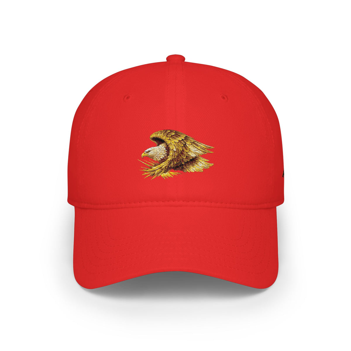 Gold Roaring Eagle Cap — Low Profile Baseball Hat