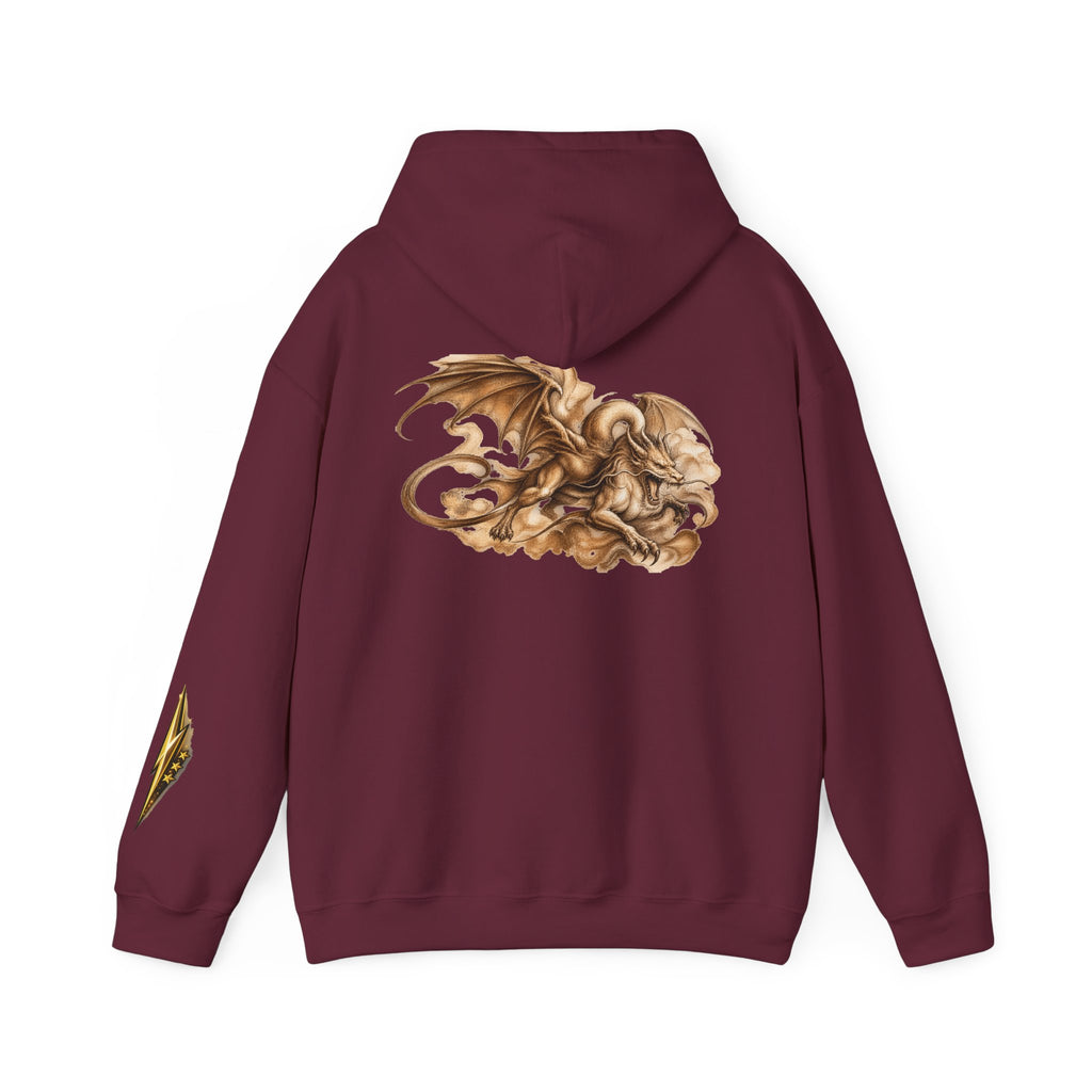 Hoodie — Golden Dragon Art Pullover