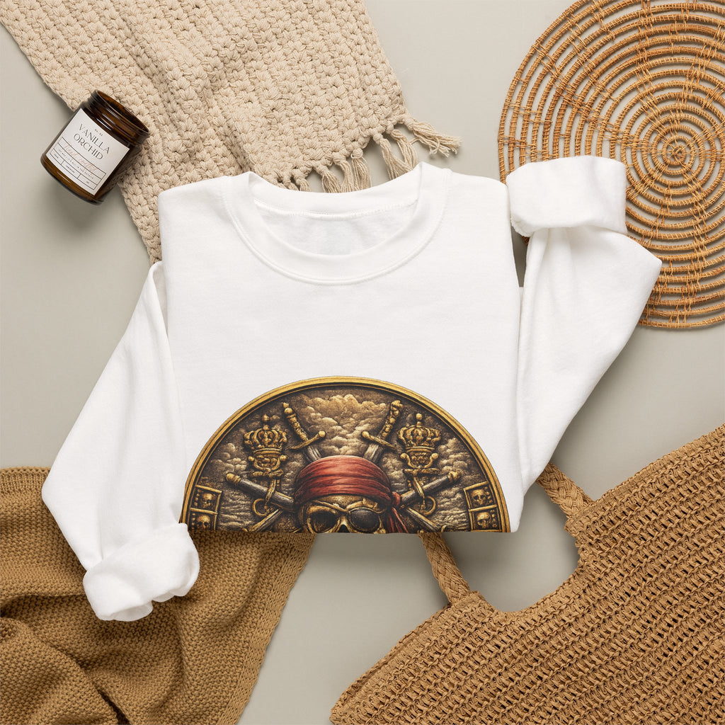 Pirate Skull Coin Crewneck Sweatshirt