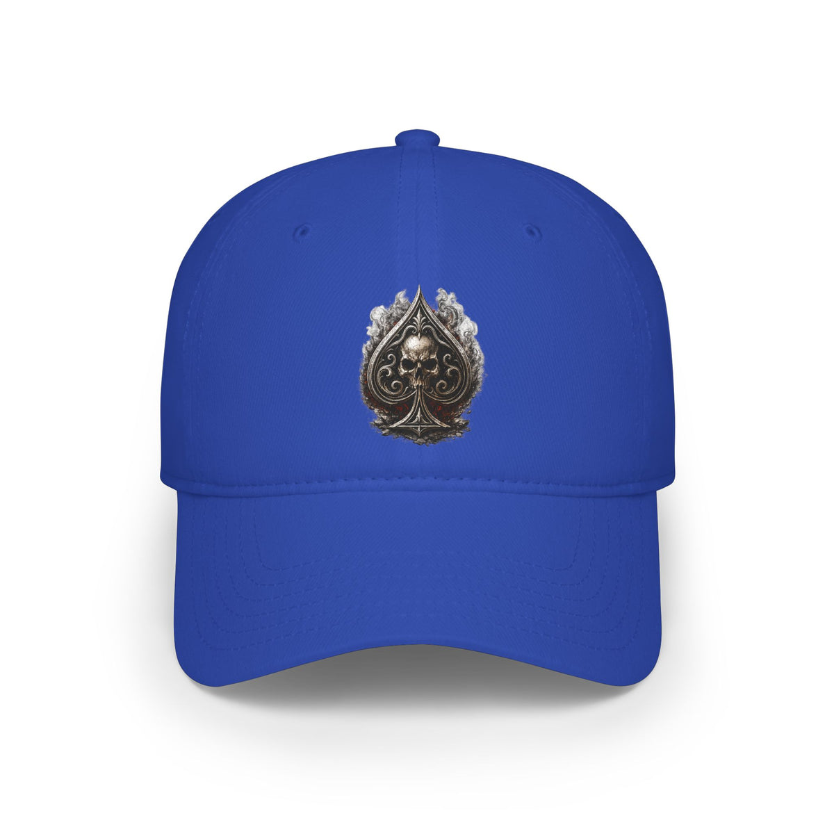 Skull Ace Embroidered Baseball Cap