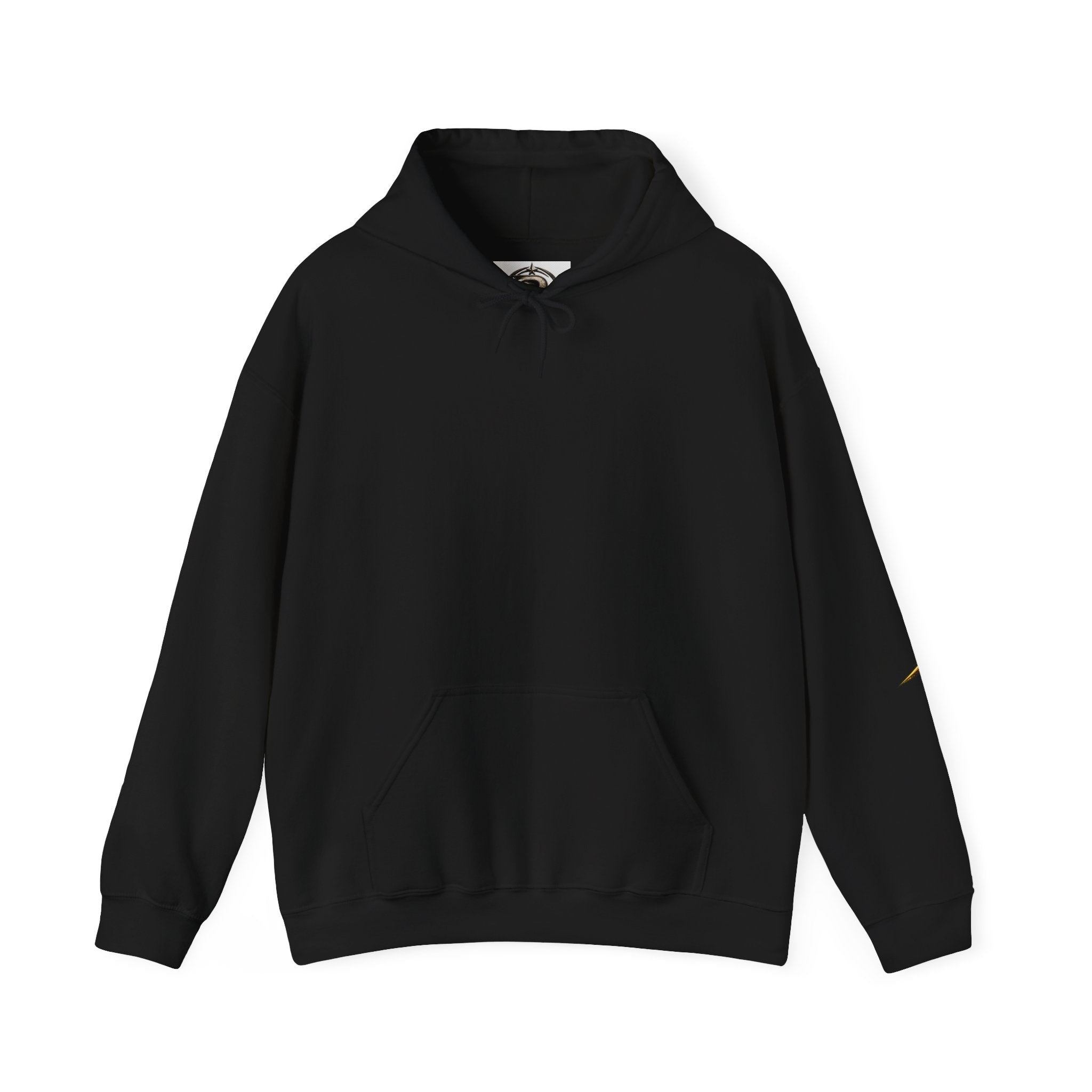 Hoodie — "Unshaken, Unmoved, Unapologetic" Skull Crest Back Print