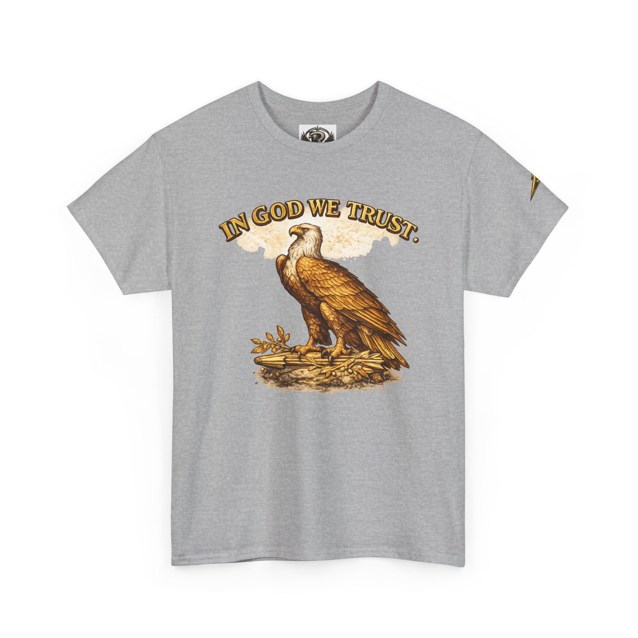T-Shirt — "In God We Trust" Eagle & American Flag Patriotic Tee