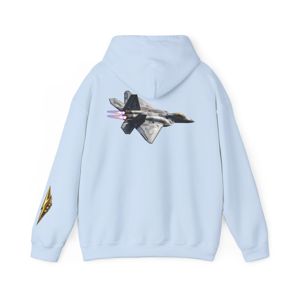 F-22 Raptor Jet Hoodie — Military Aircraft Pilot Flight Sweatshirt