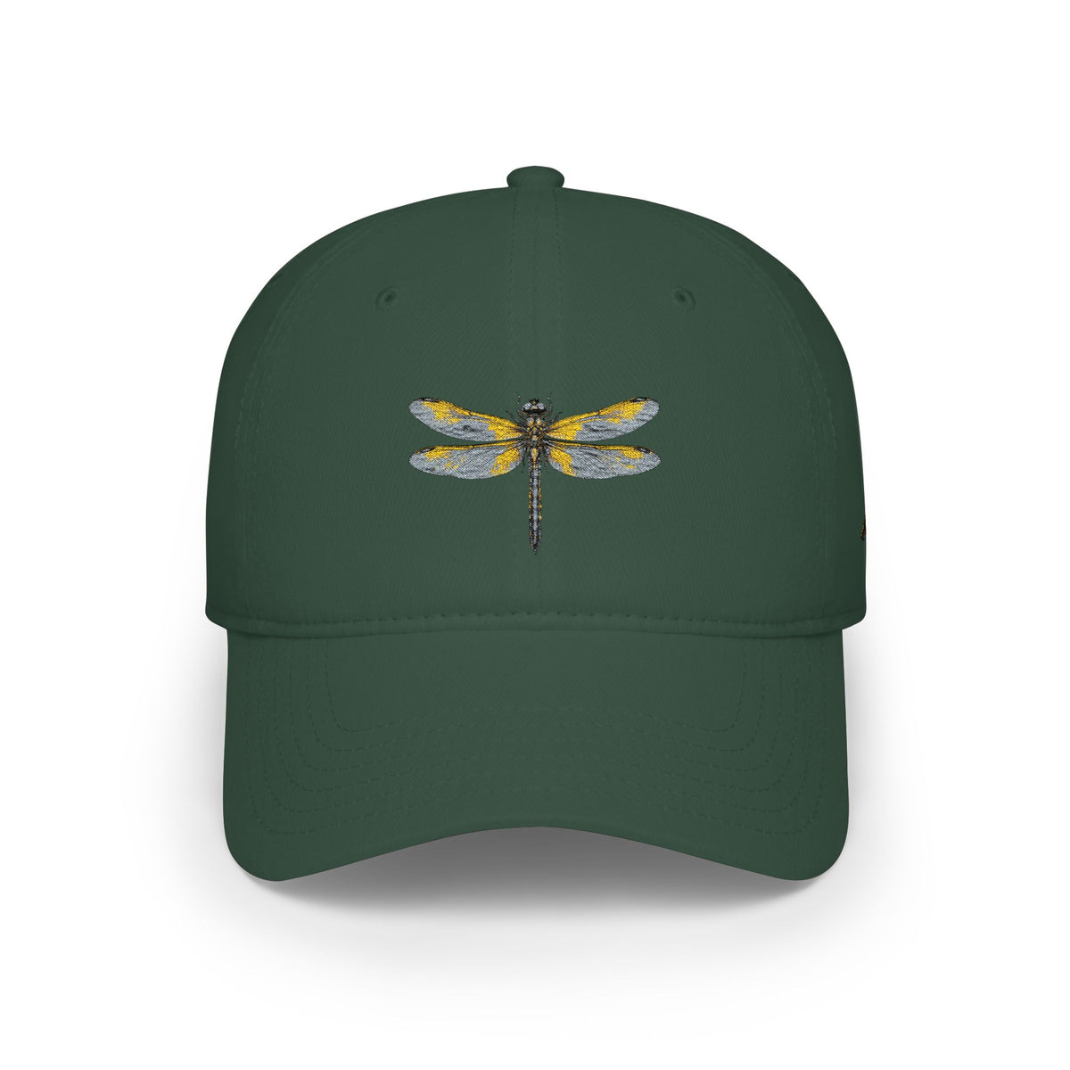 Dragonfly Embroidered Baseball Cap — Colorful Nature Hat