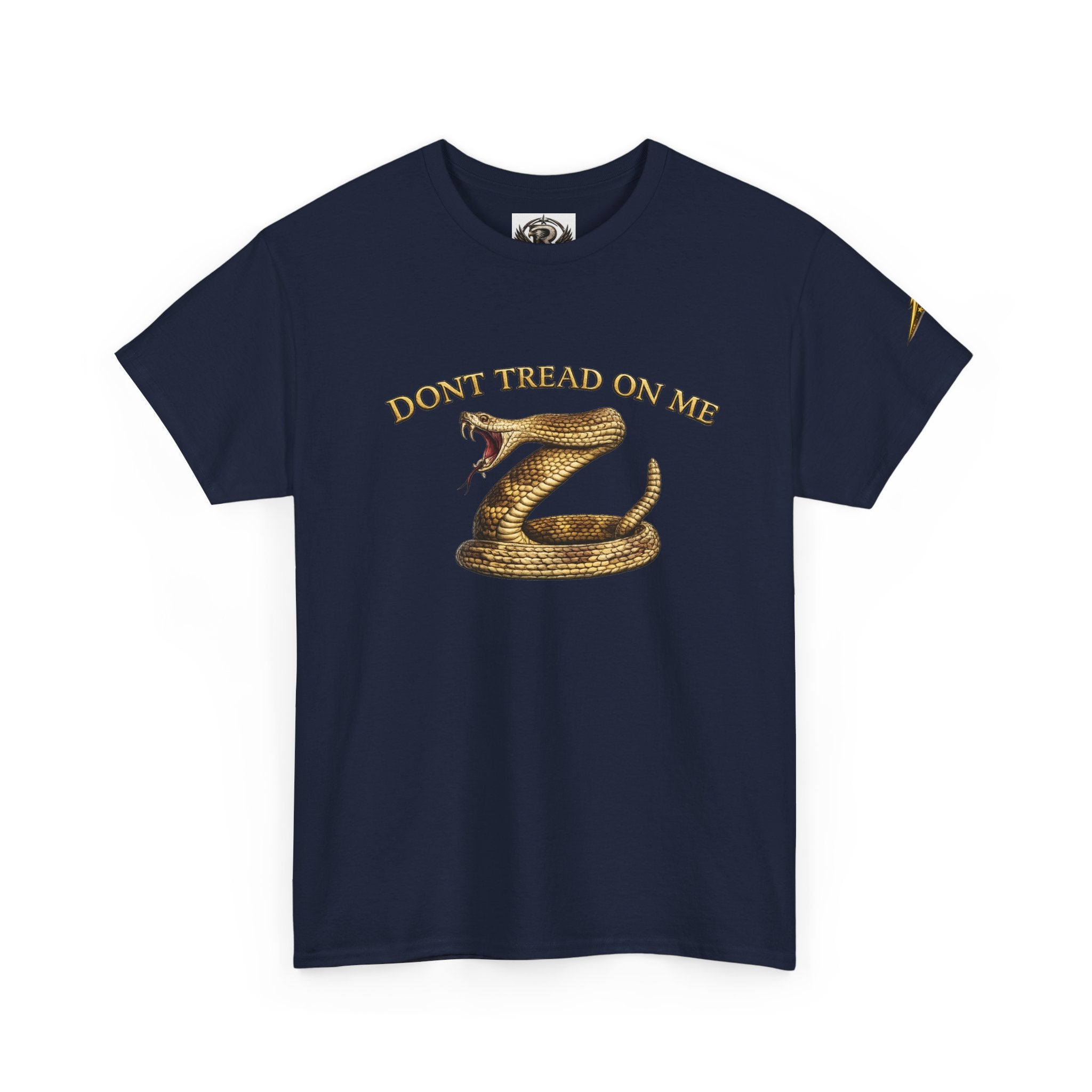 Don't Tread On Me Tee — Vintage Coiled Rattlesnake Graphic T-Shirt
