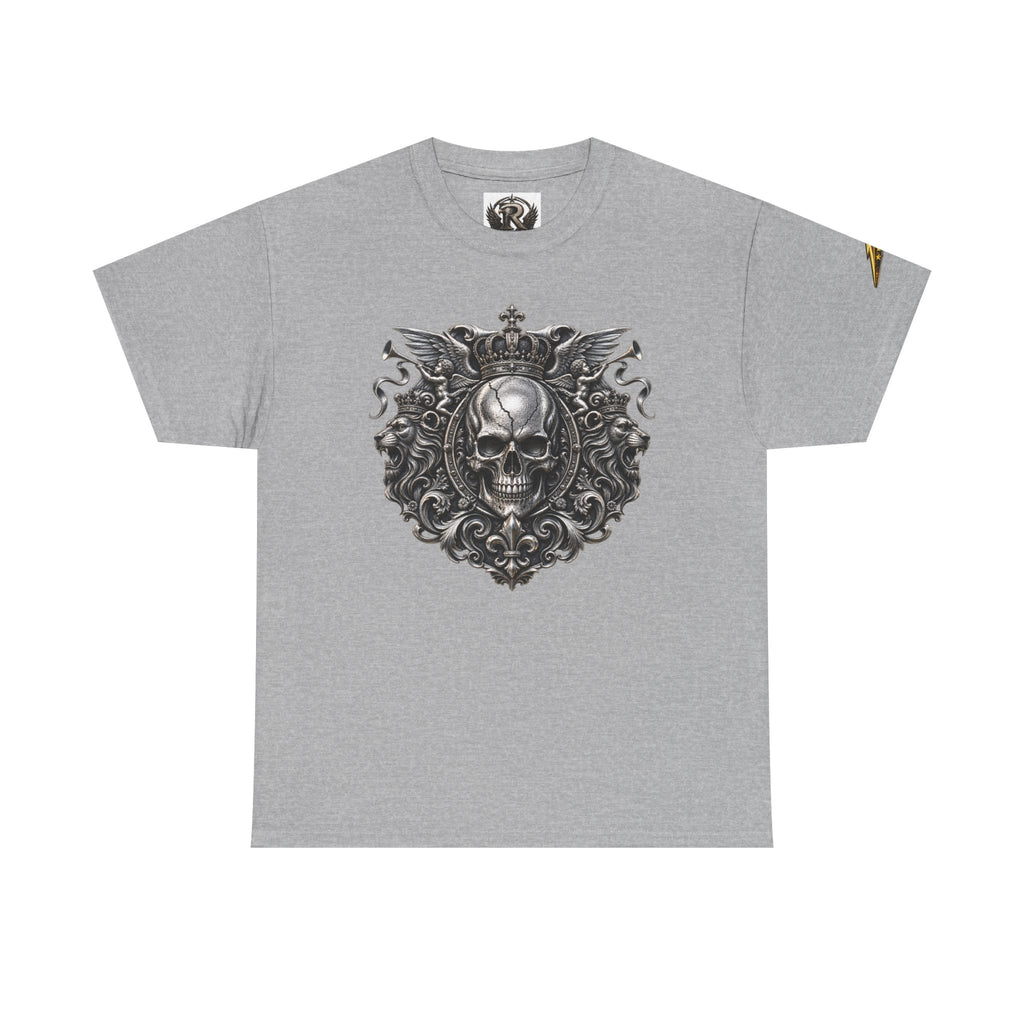 Skull Crest Tee – Gothic Crowned Skull Graphic T-Shirt