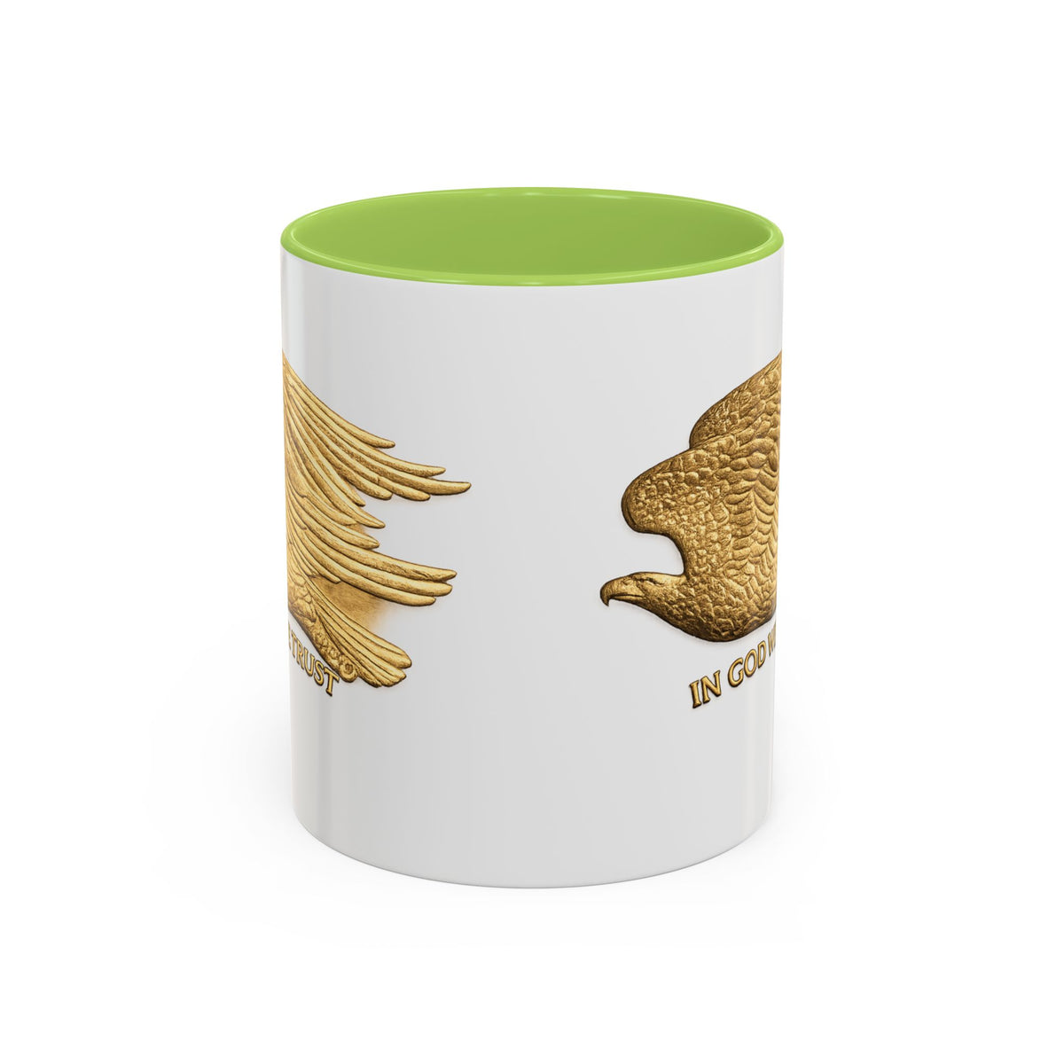 Gold Eagle "In God We Trust" Accent Coffee Mug