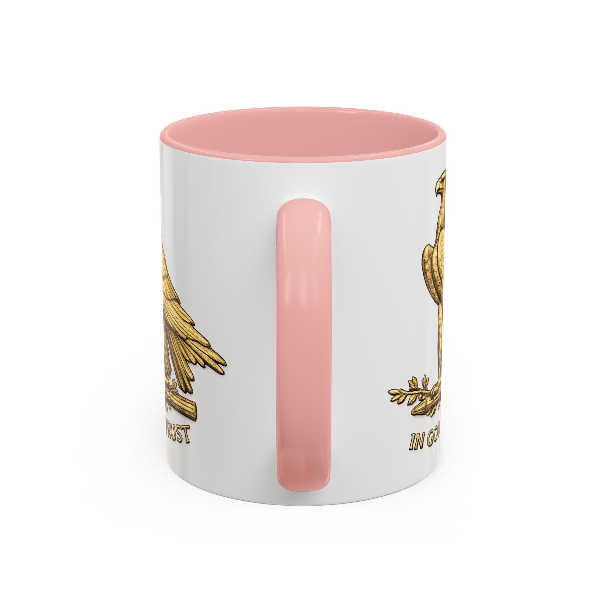 Gold Eagle "In God We Trust" Accent Coffee Mug