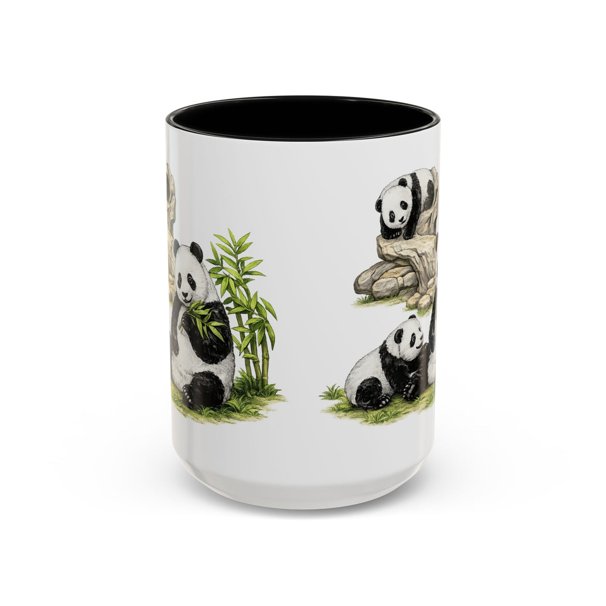 Sculpted Profile Accent Coffee Mug — Classical Bust Design (11/15 oz)