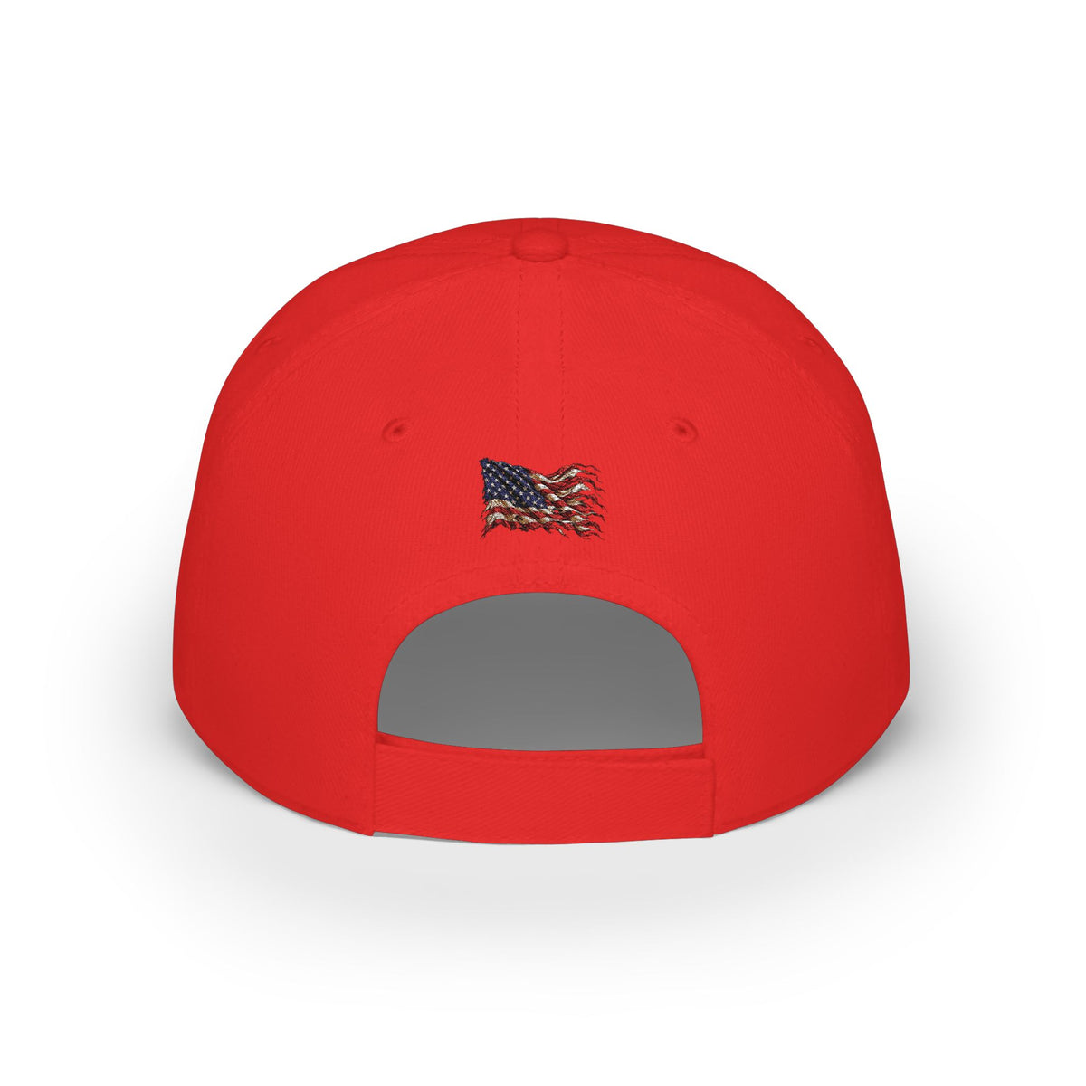 Broke & Retired Low Profile Baseball Cap – Funny Retirement Hat with American Flag Accent