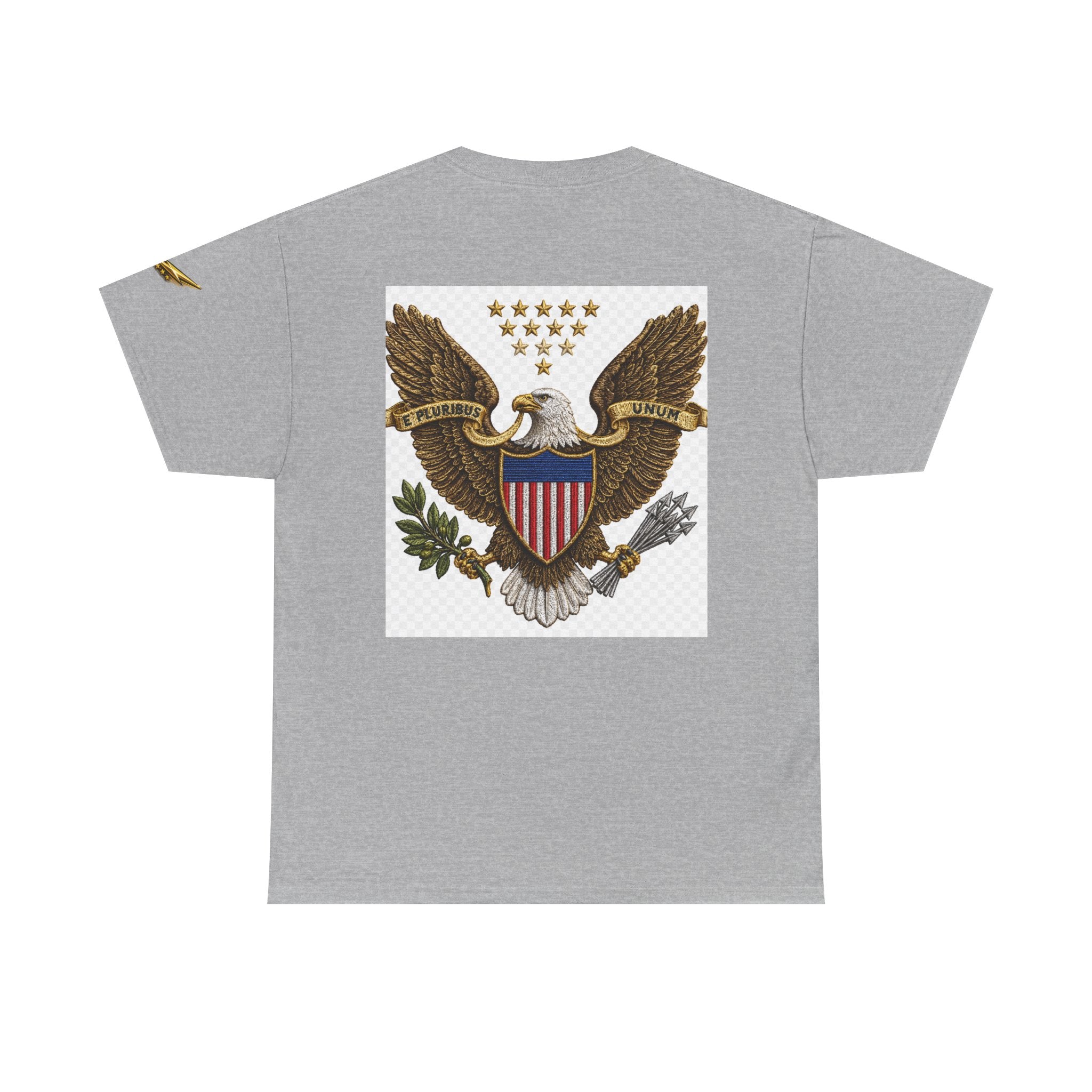 T-Shirt — Vintage American Eagle Graphic Tee with Shield & Stars