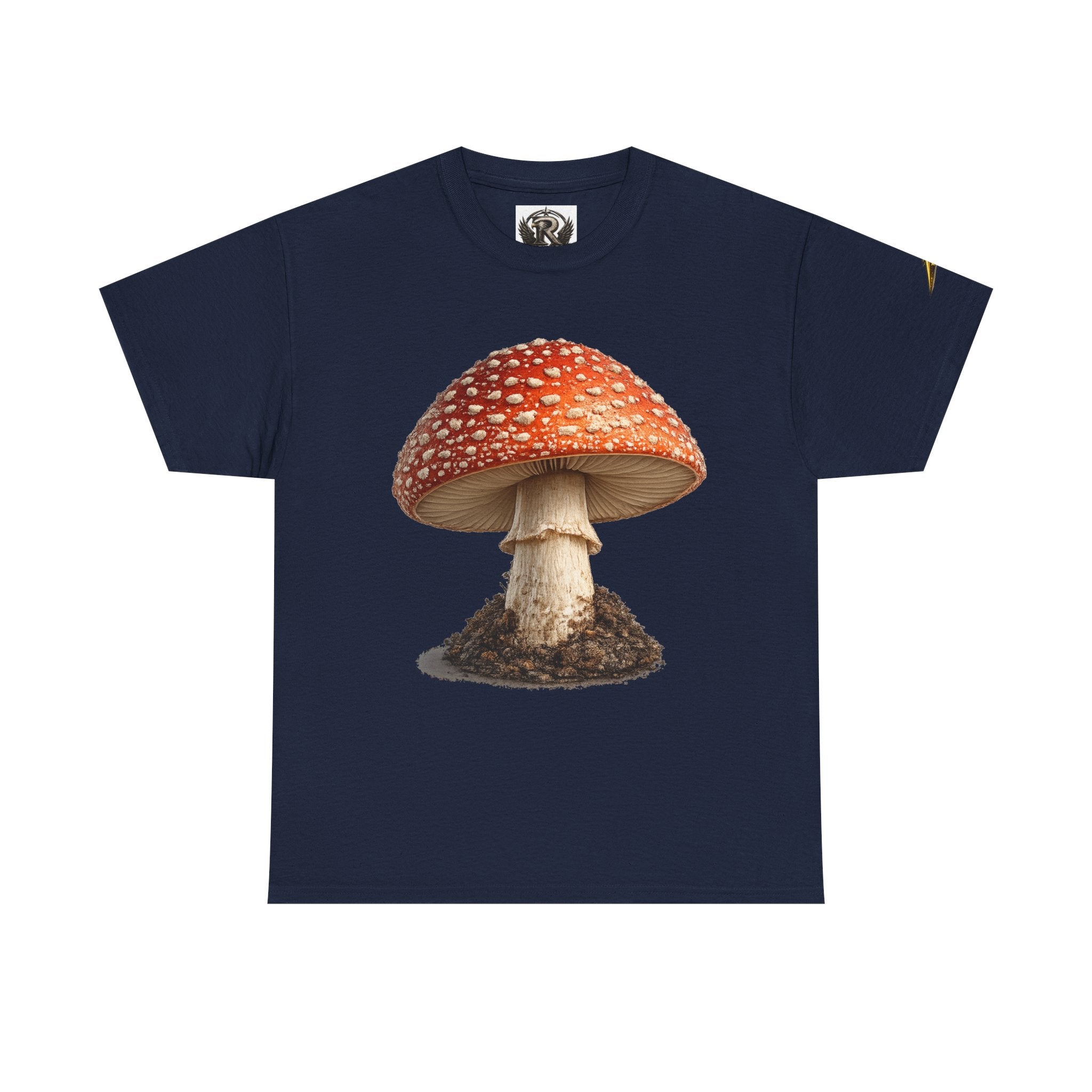 Fly Agaric Mushroom Graphic Tee — Botanical Nature T-Shirt