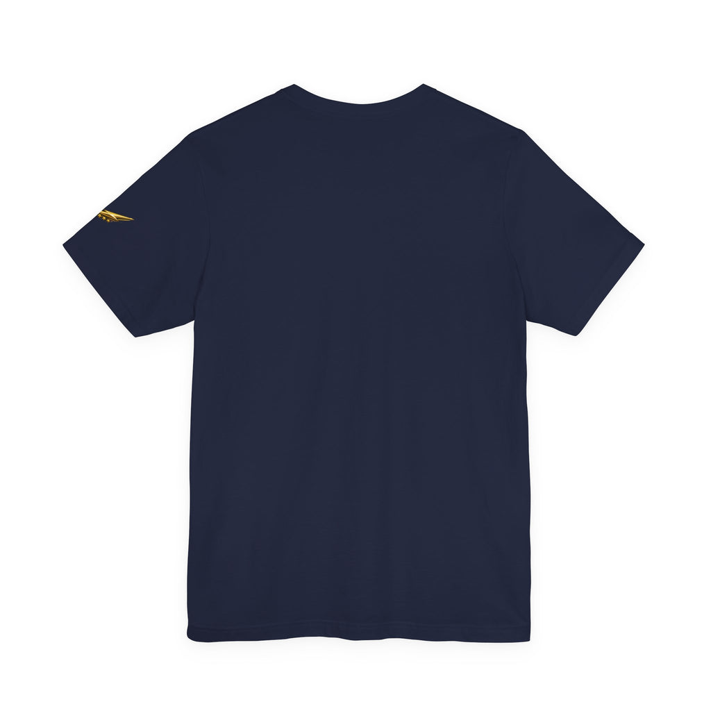 Lion Crest T-Shirt — Regal Sun Shield Graphic Tee