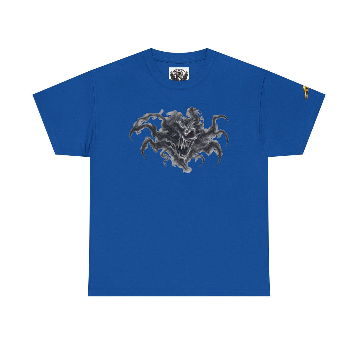 Horror Ink Creature T‑Shirt — Dark Octopus Chest Graphic Tee