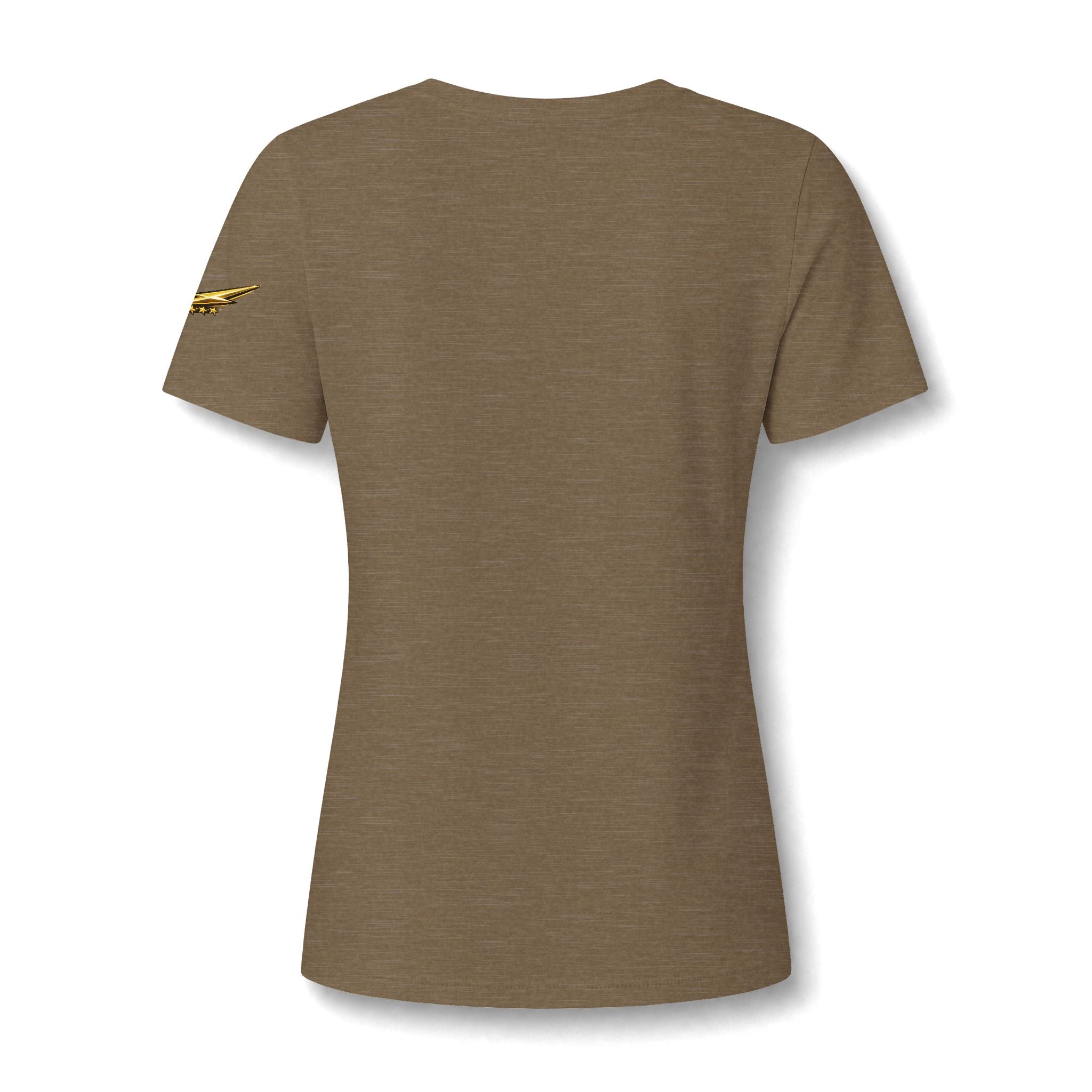 Princess V-Neck Tee — Rhinestone Tiara Graphic Shirt for Women