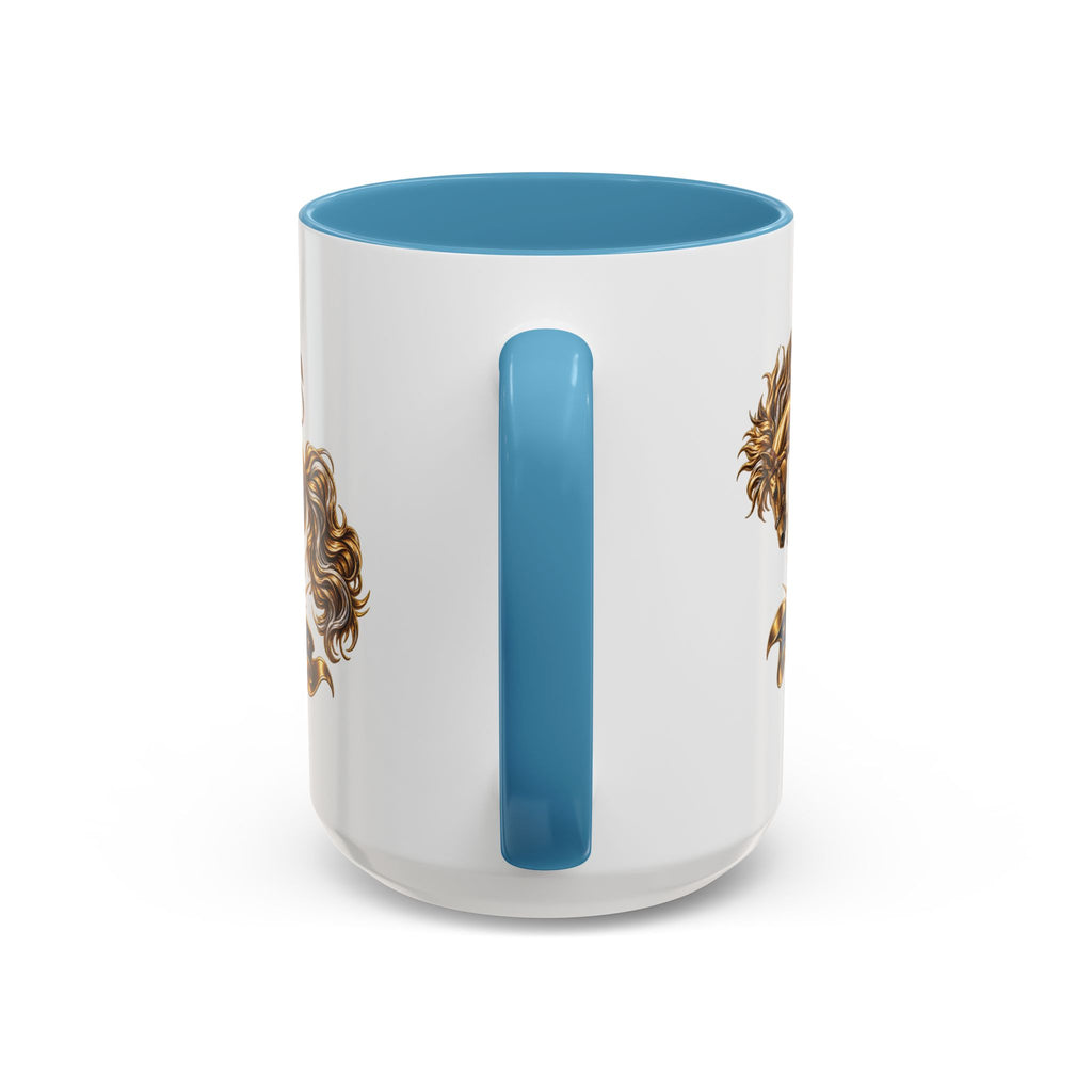 In God We Trust Golden Horse Accent Coffee Mug