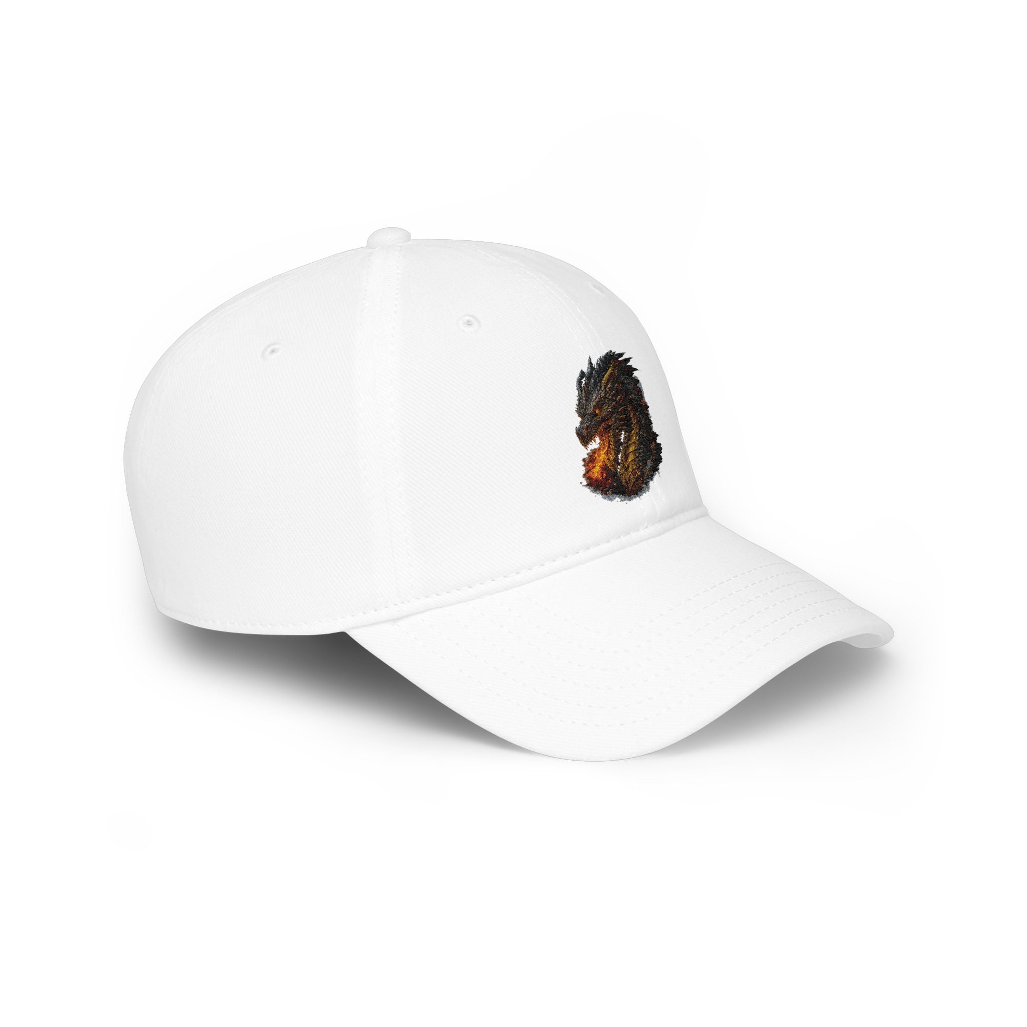 Dragon Head Embroidered Cap — Low Profile Baseball Hat