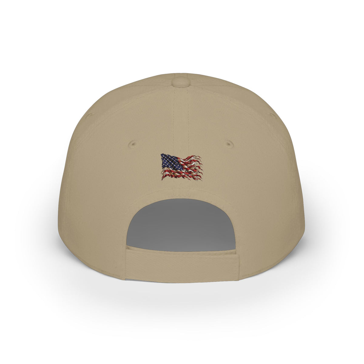 Broke & Retired Low Profile Baseball Cap – Funny Retirement Hat with American Flag Accent