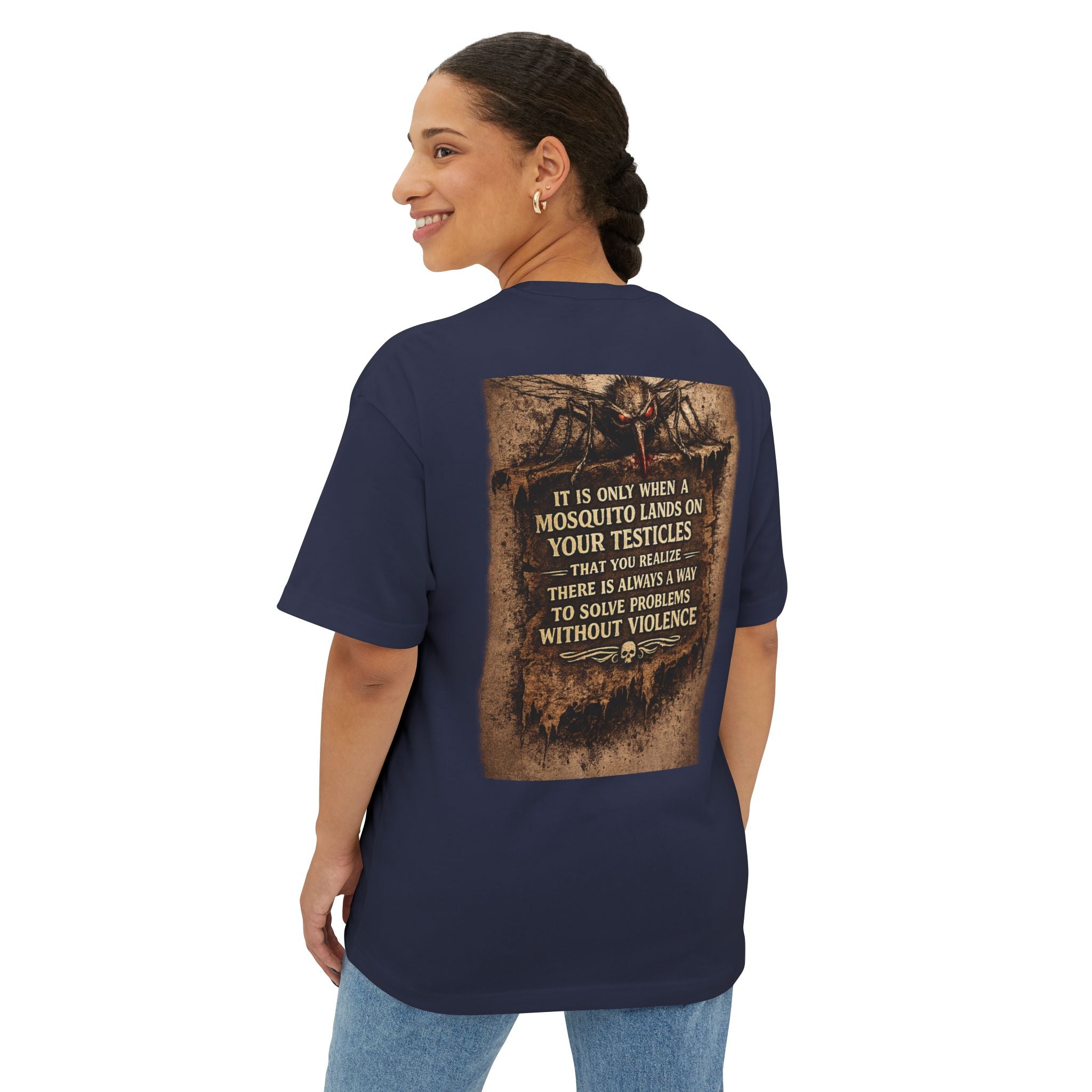 T‑Shirt — 'Relentless' Mosquito Quote Graphic Tee