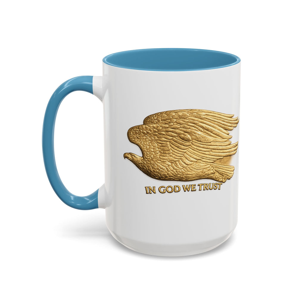 Gold Eagle "In God We Trust" Accent Coffee Mug