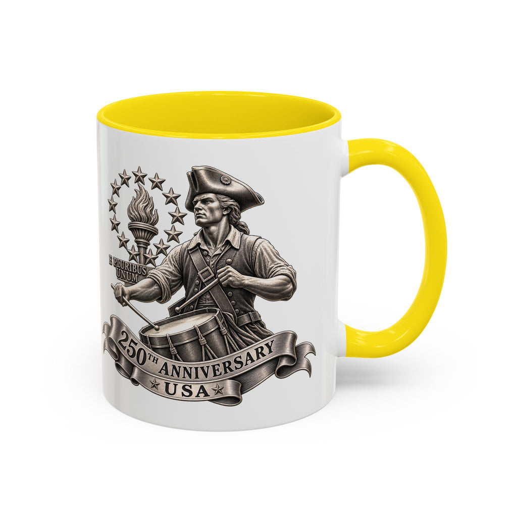 250th Anniversary USA Drum-Major Accent Coffee Mug