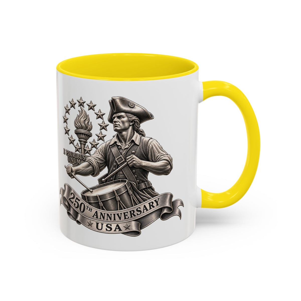 250th Anniversary USA Drum-Major Accent Coffee Mug