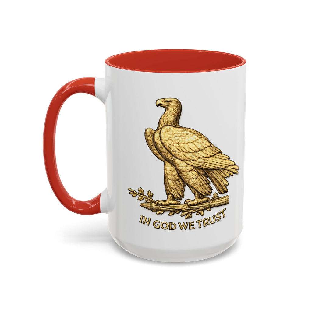 Gold Eagle "In God We Trust" Accent Coffee Mug