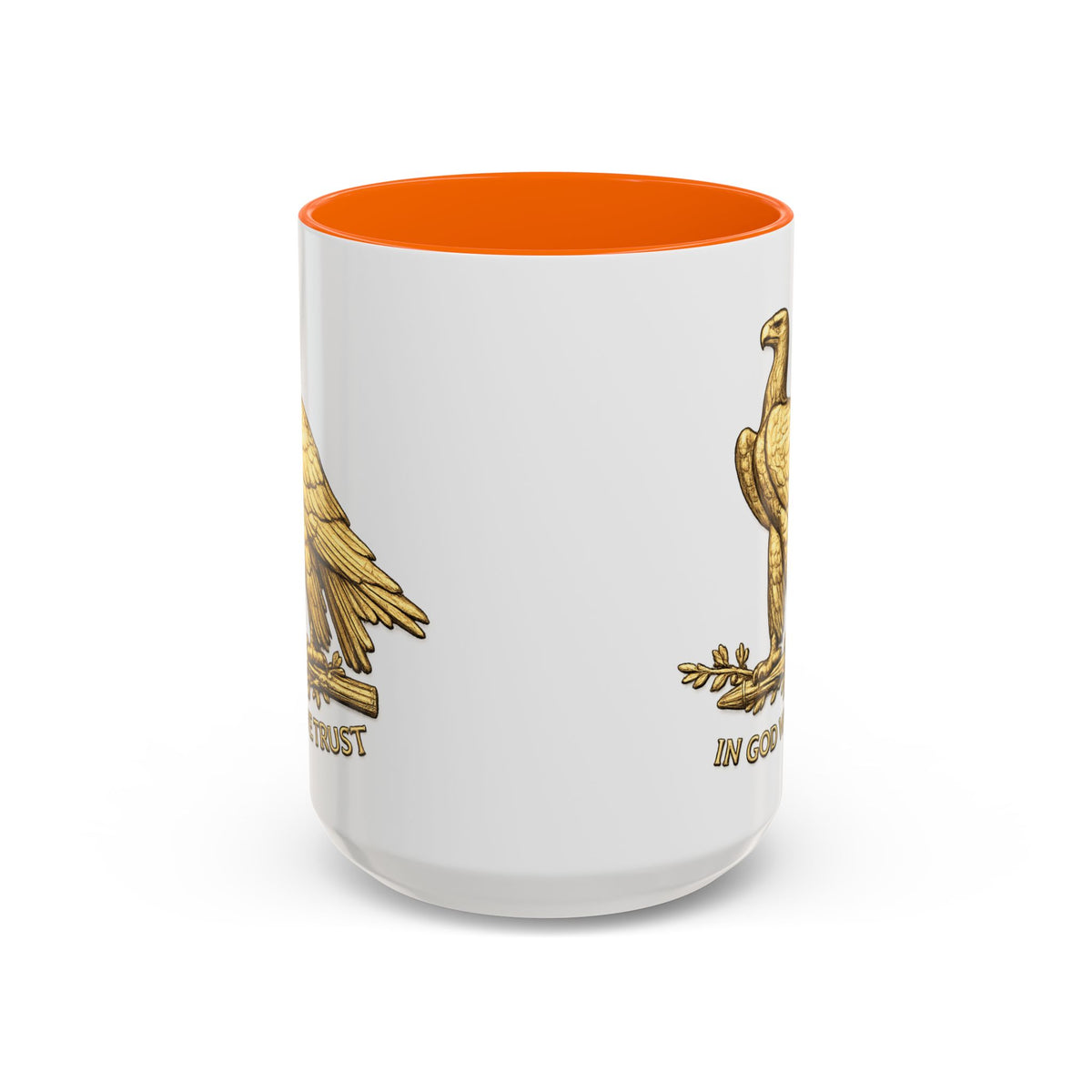 Gold Eagle "In God We Trust" Accent Coffee Mug