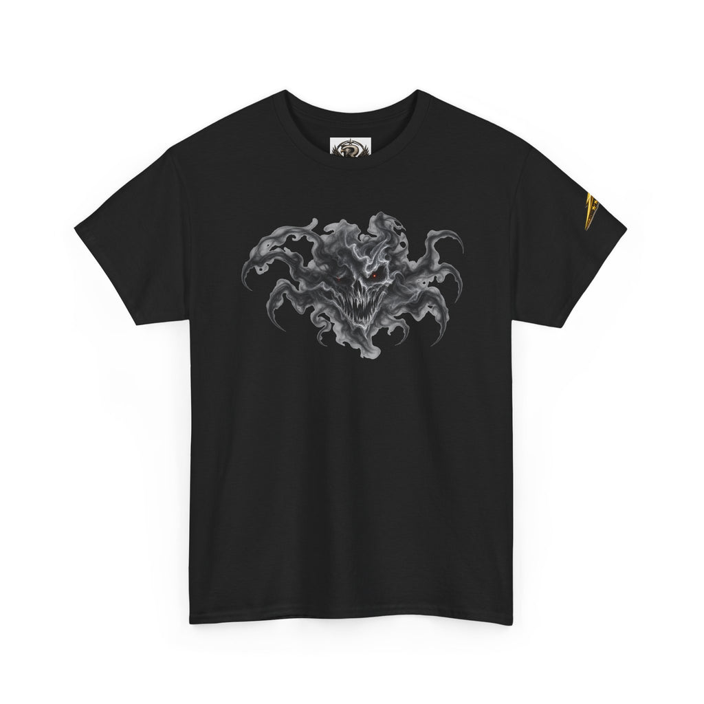 Horror Ink Creature T‑Shirt — Dark Octopus Chest Graphic Tee
