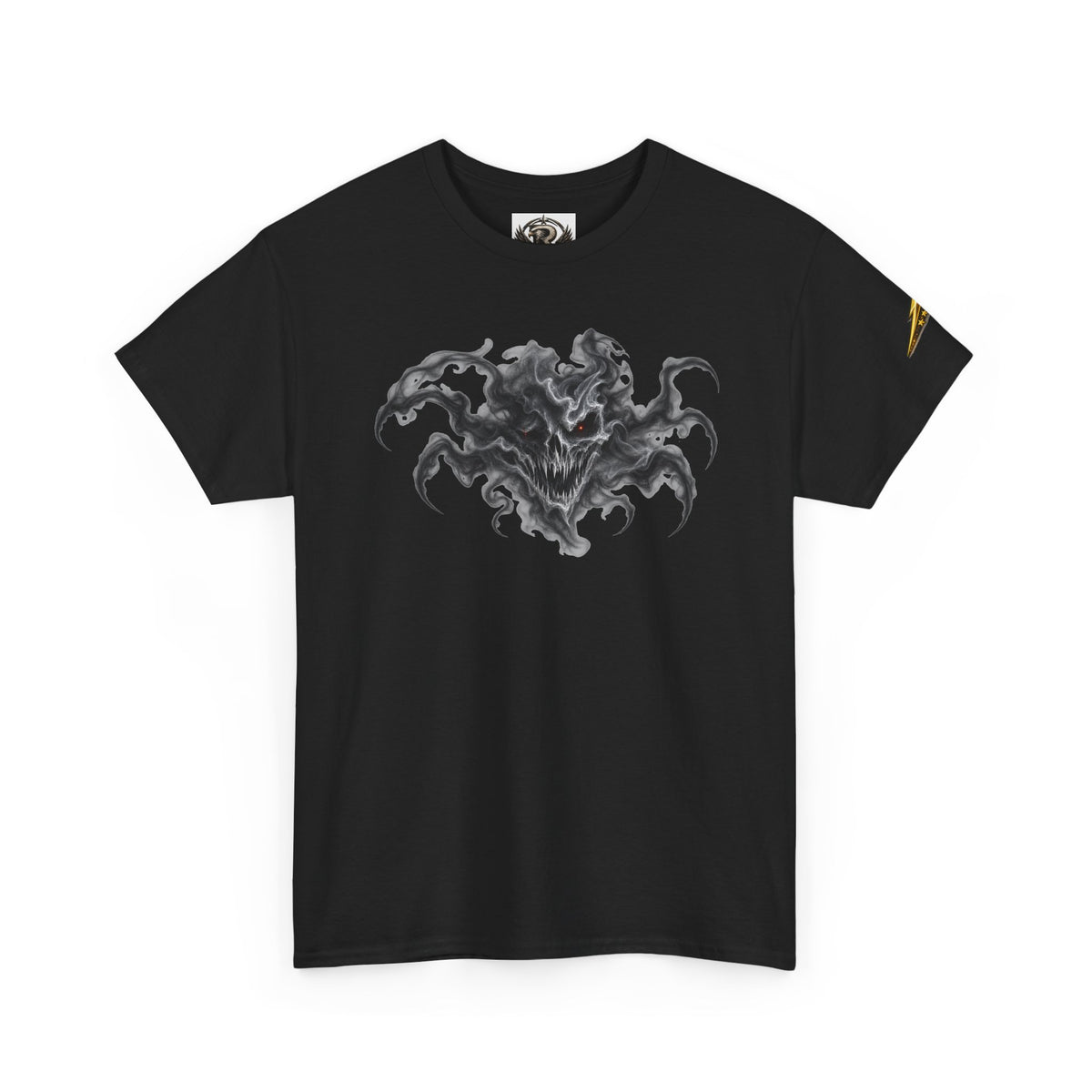 Horror Ink Creature T‑Shirt — Dark Octopus Chest Graphic Tee
