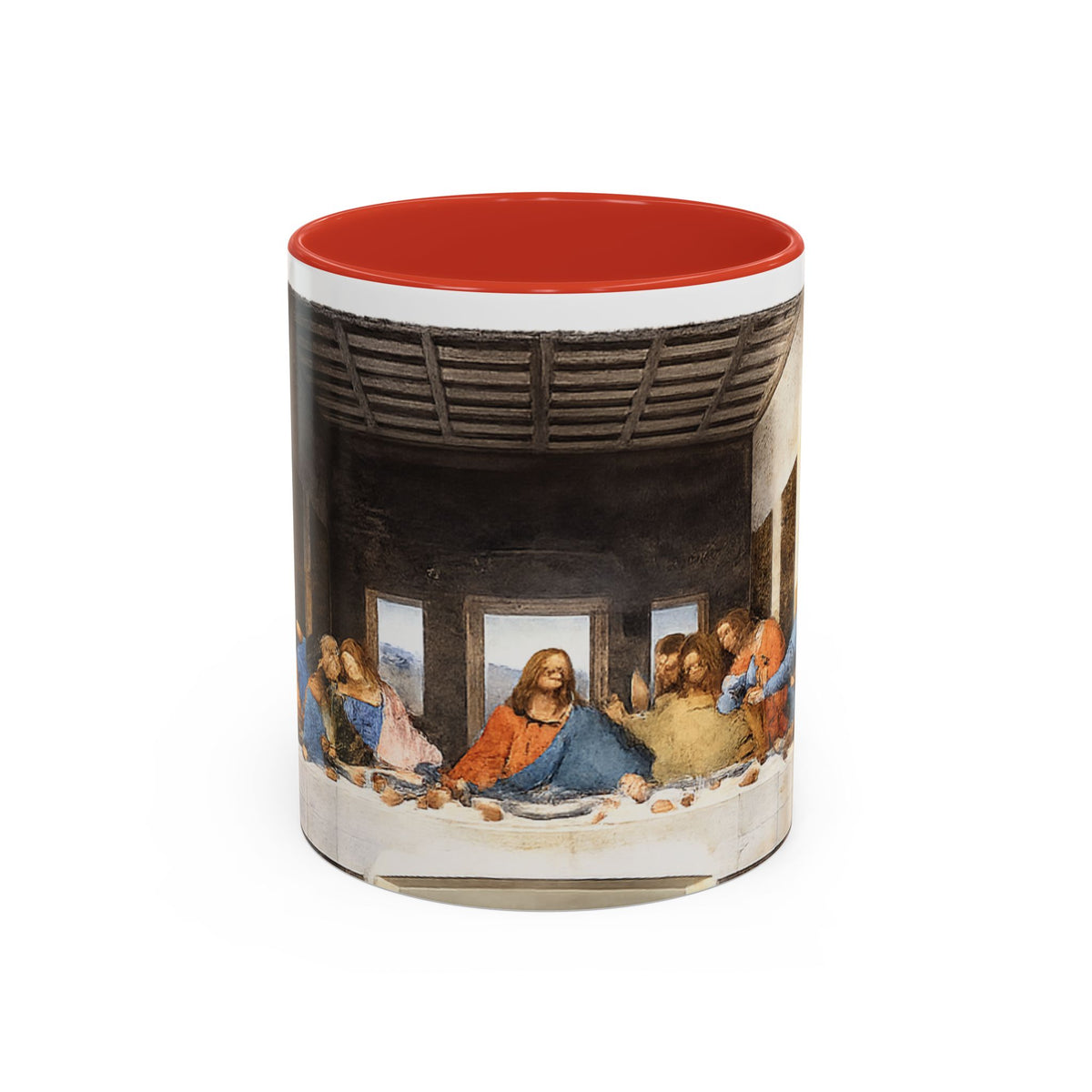 Last Supper Accent Coffee Mug — Religious Art Ceramic Coffee Cup (11/15oz)