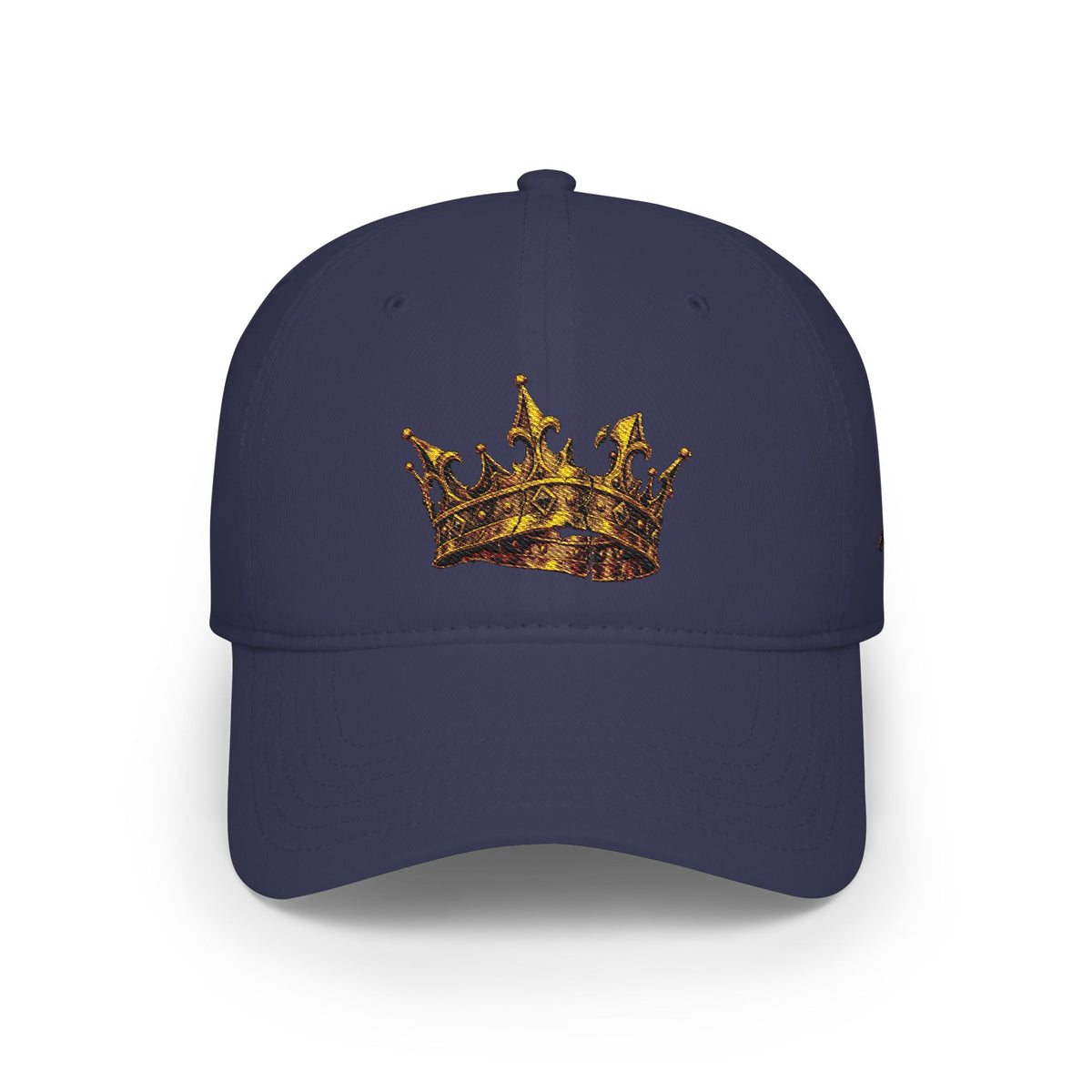 Gold Crown Low Profile Baseball Cap — Royal Streetwear Hat