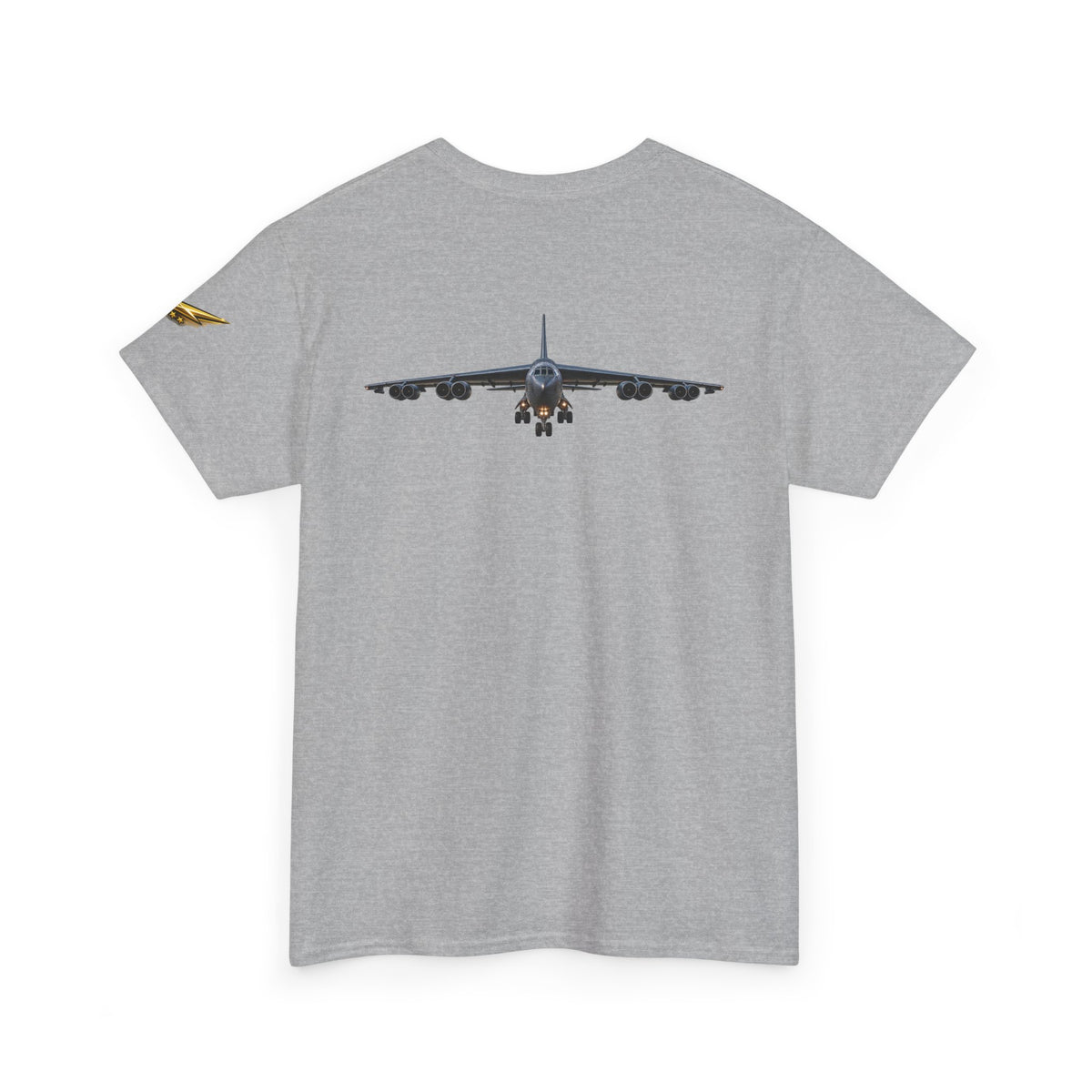 Bomber Jet Backprint T-Shirt — Military Aircraft Vintage Aviation Tee