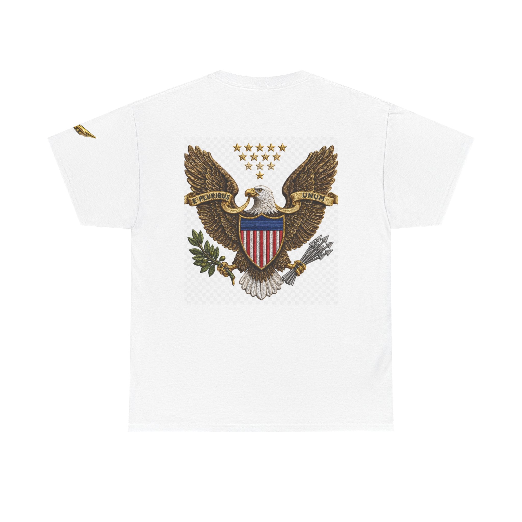 T-Shirt — Vintage American Eagle Graphic Tee with Shield & Stars