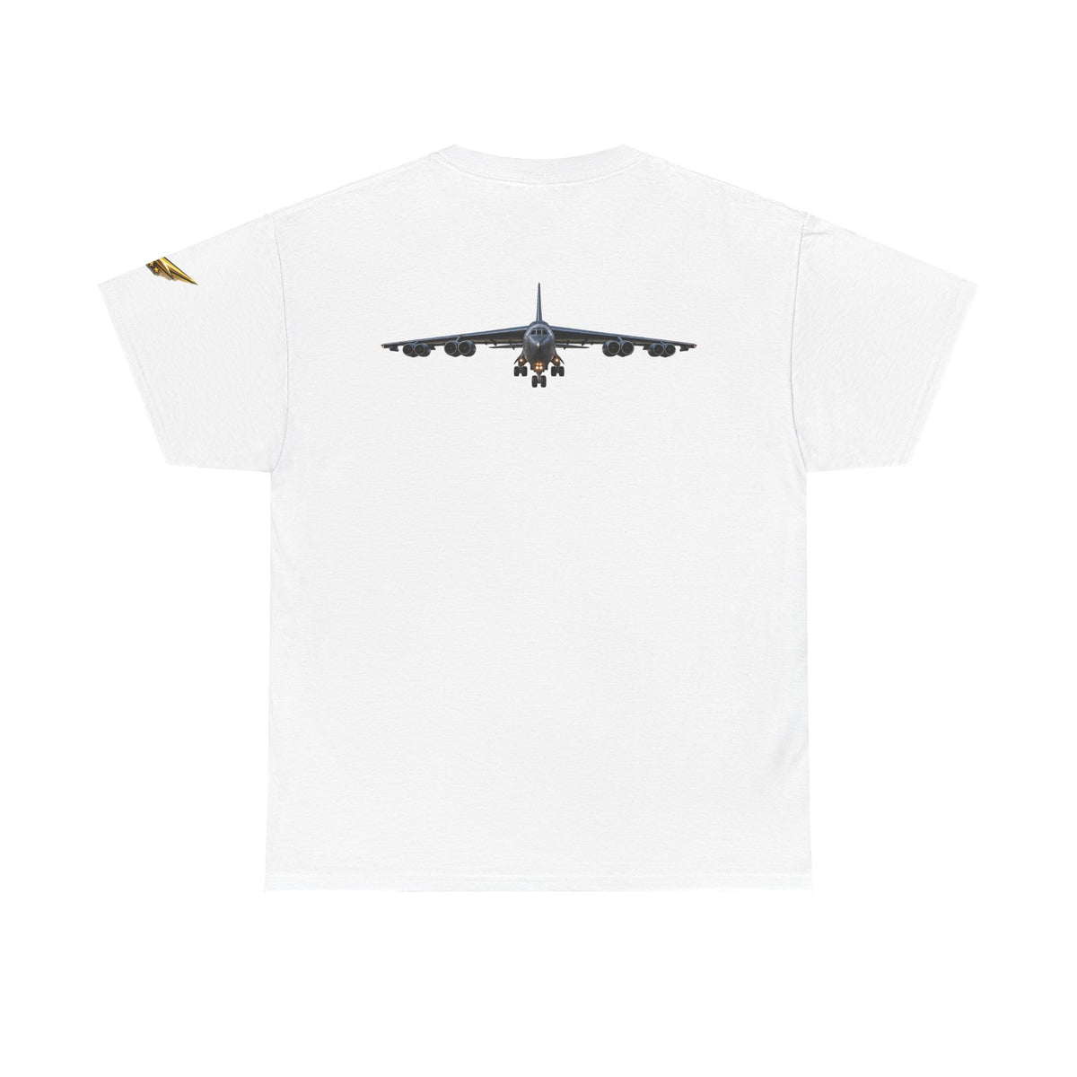 Bomber Jet Backprint T-Shirt — Military Aircraft Vintage Aviation Tee