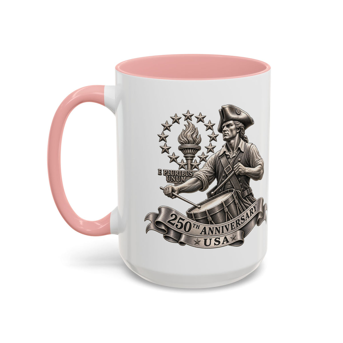 250th Anniversary USA Drum-Major Accent Coffee Mug
